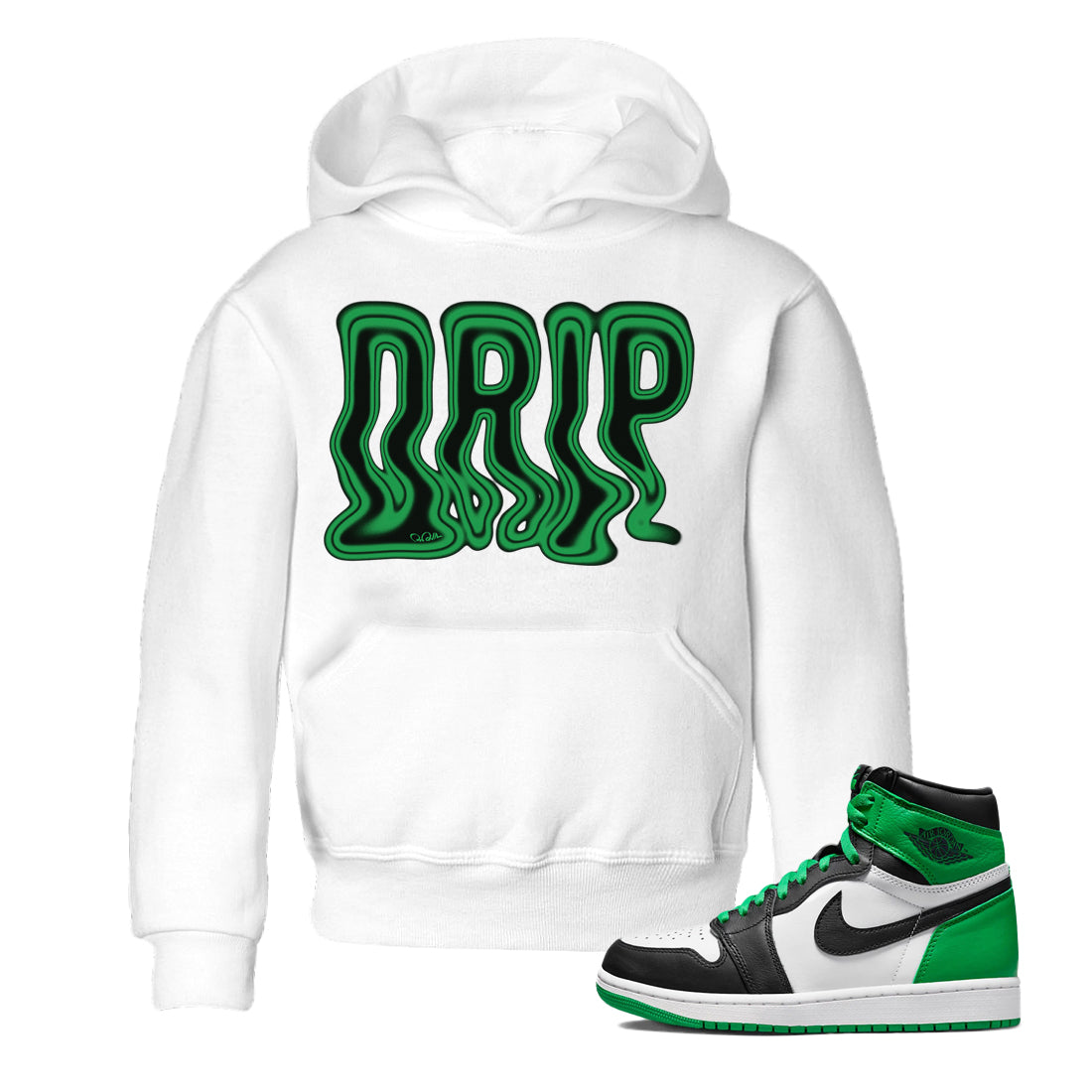 Drip Kids Tops - Air Jordan 1 Celtics