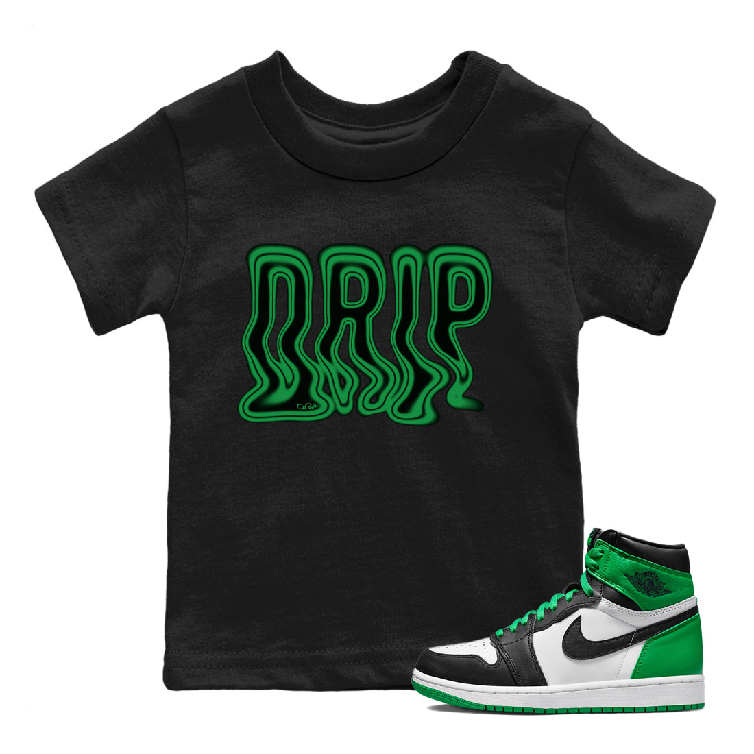 Drip Kids Tops - Air Jordan 1 Celtics