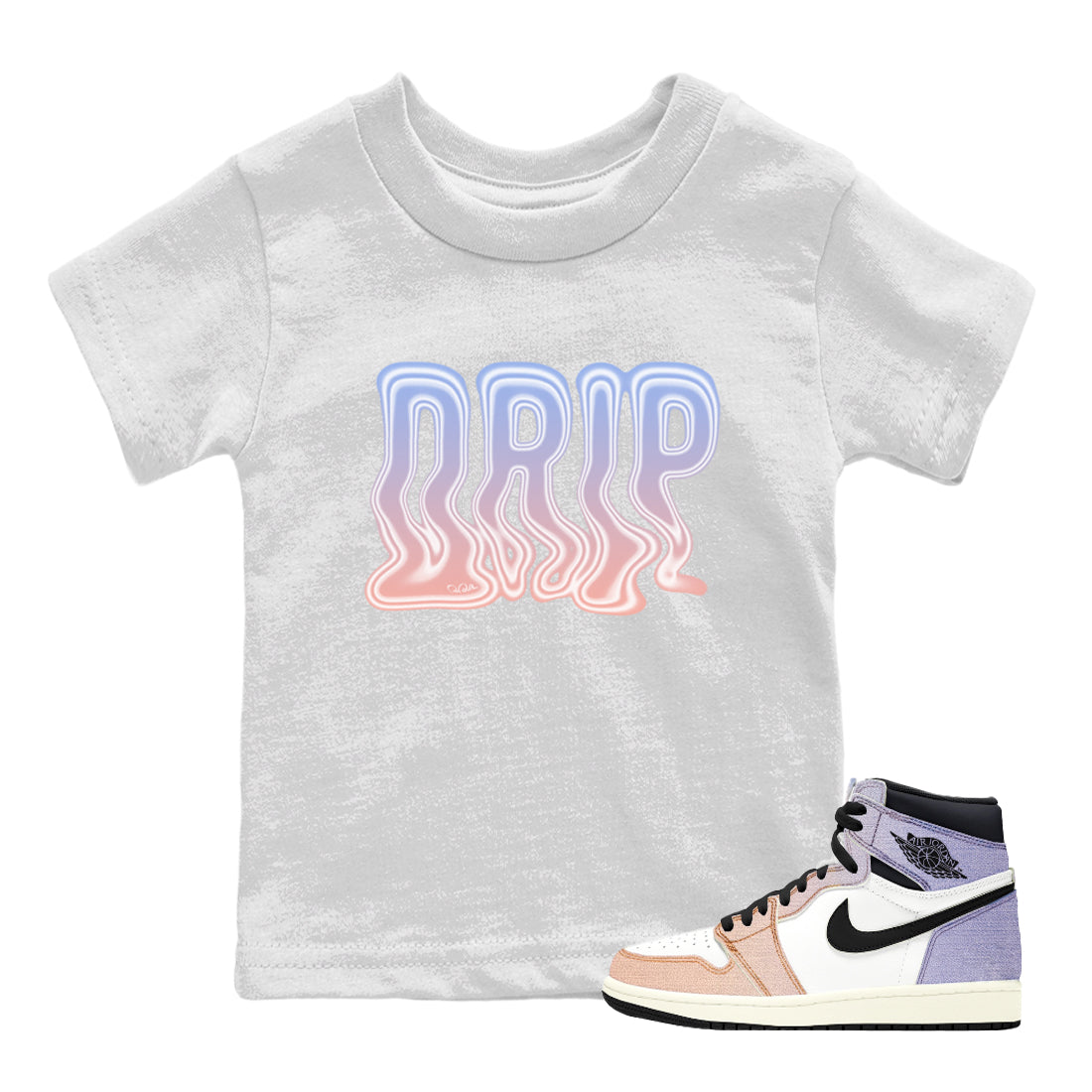 Drip Kids Tops - Air Jordan 1 Skyline