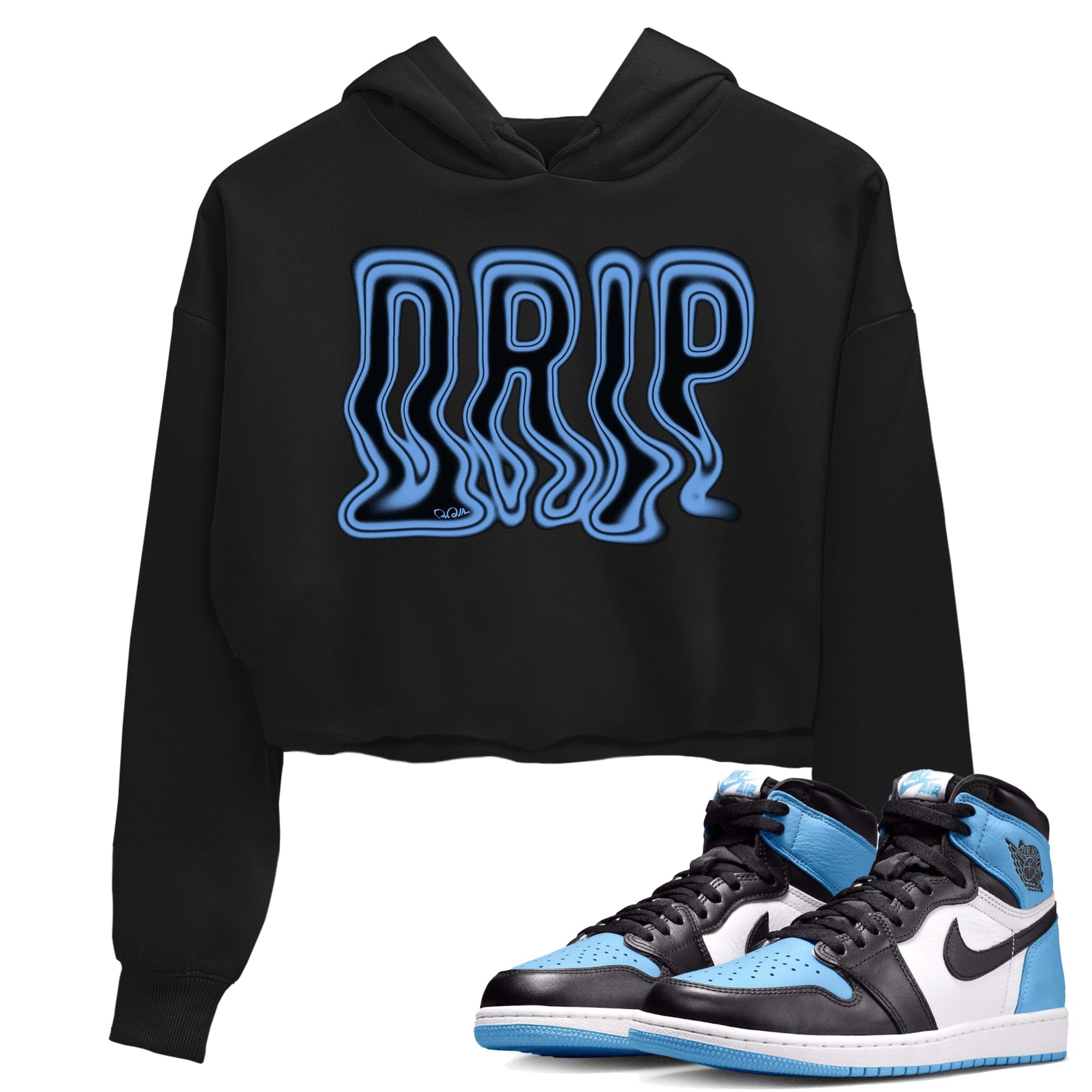 Drip Women's Tops - Air Jordan 1 UNC Toe