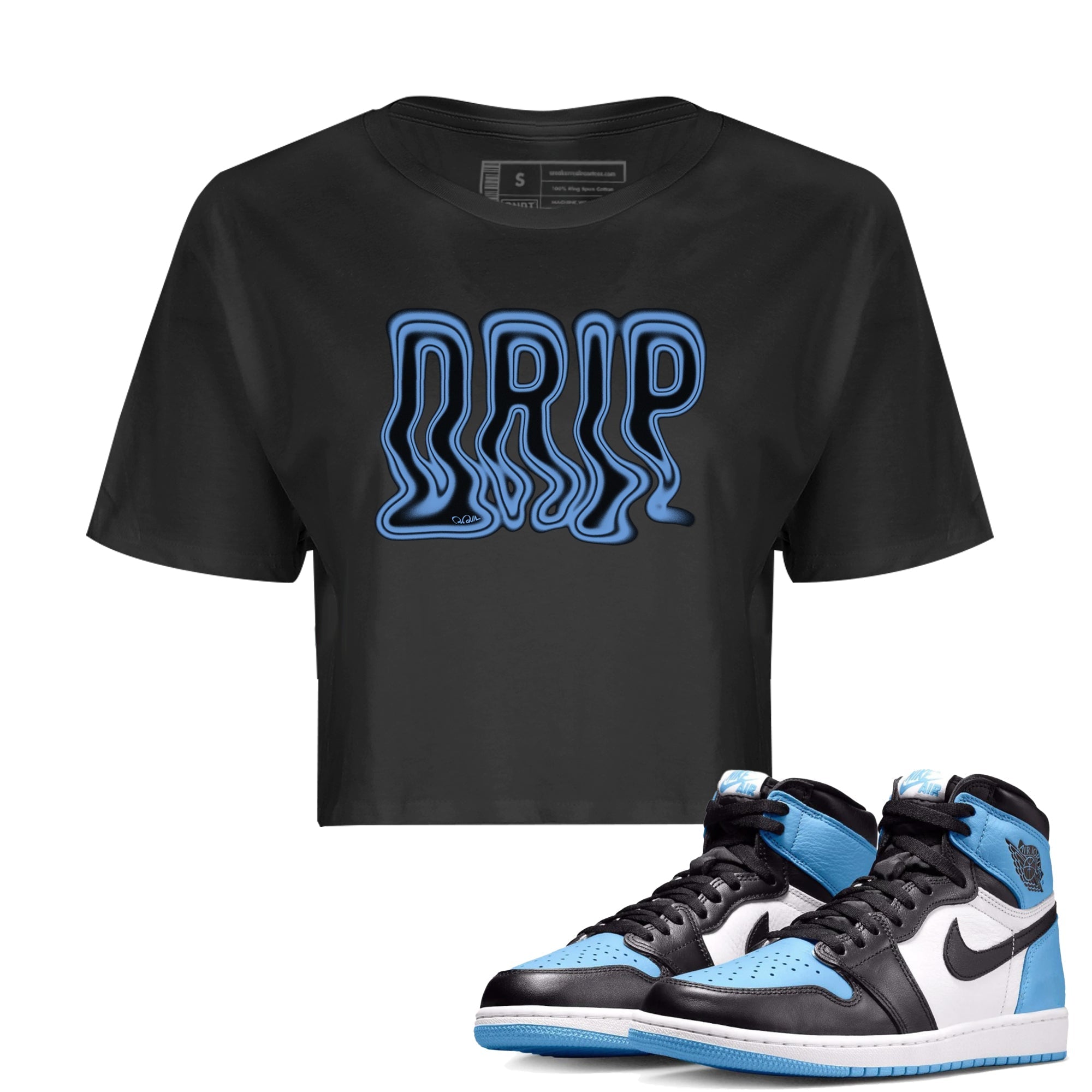 Drip Women's Tops - Air Jordan 1 UNC Toe