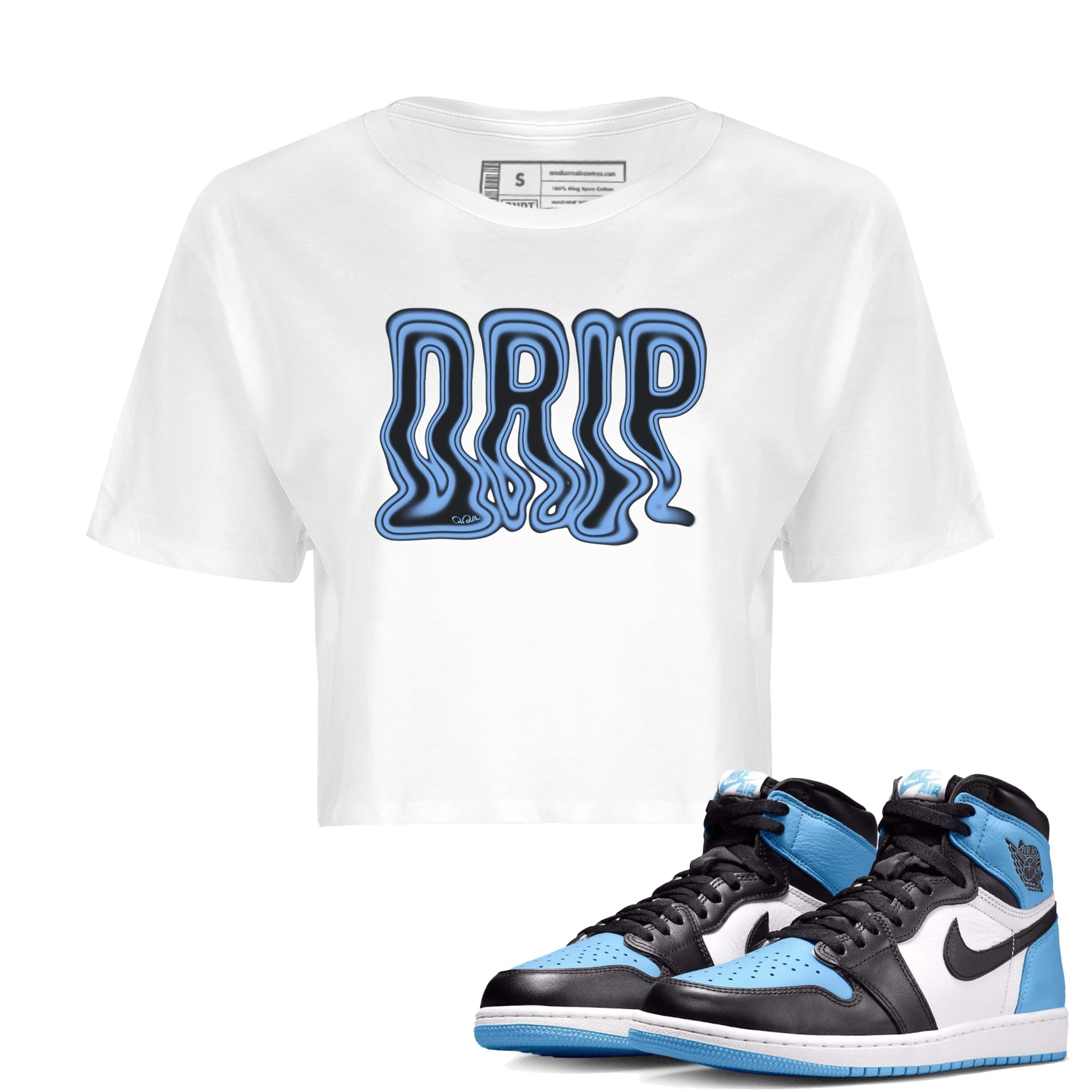 Drip Women's Tops - Air Jordan 1 UNC Toe
