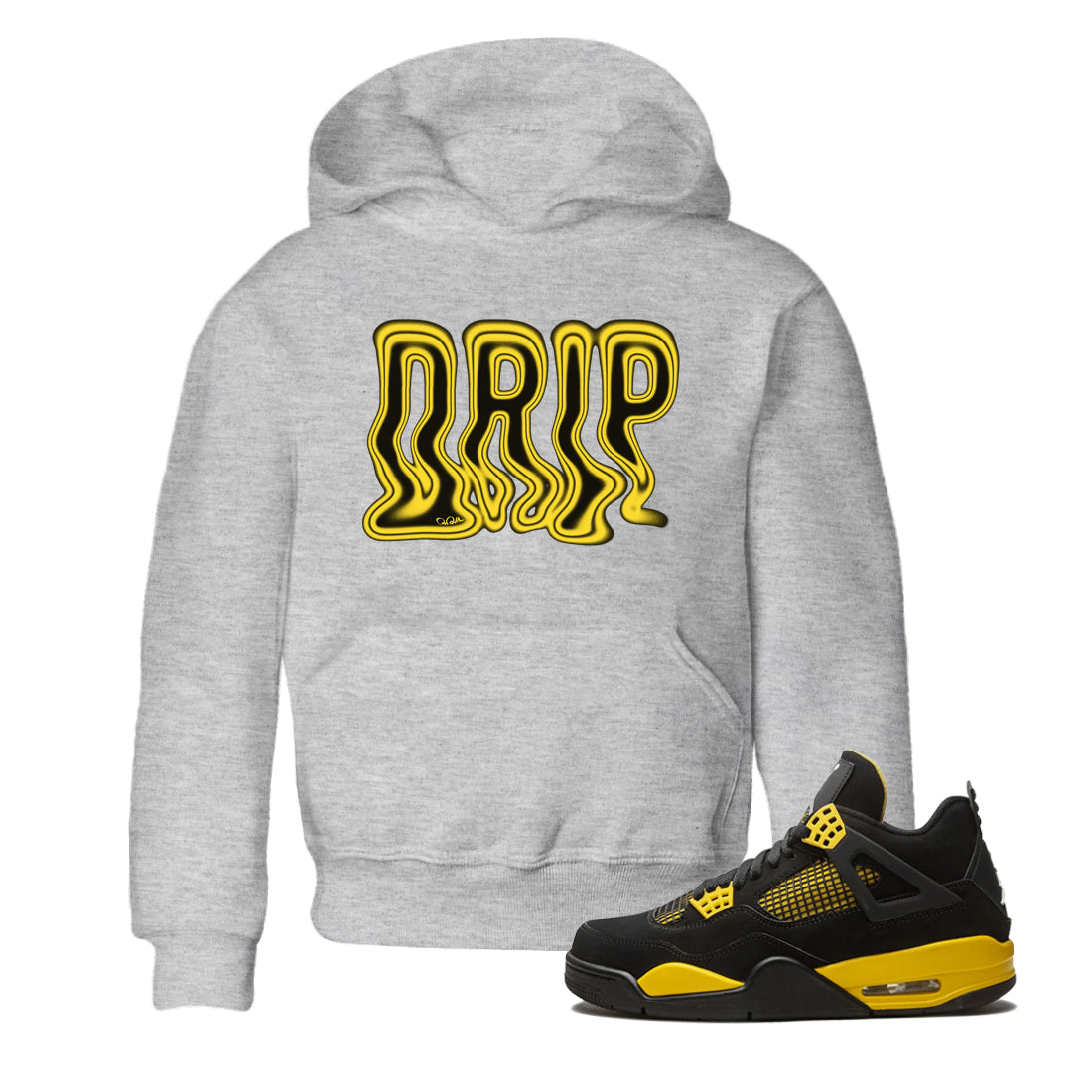 Drip Kids Tops - Air Jordan 4 Thunder