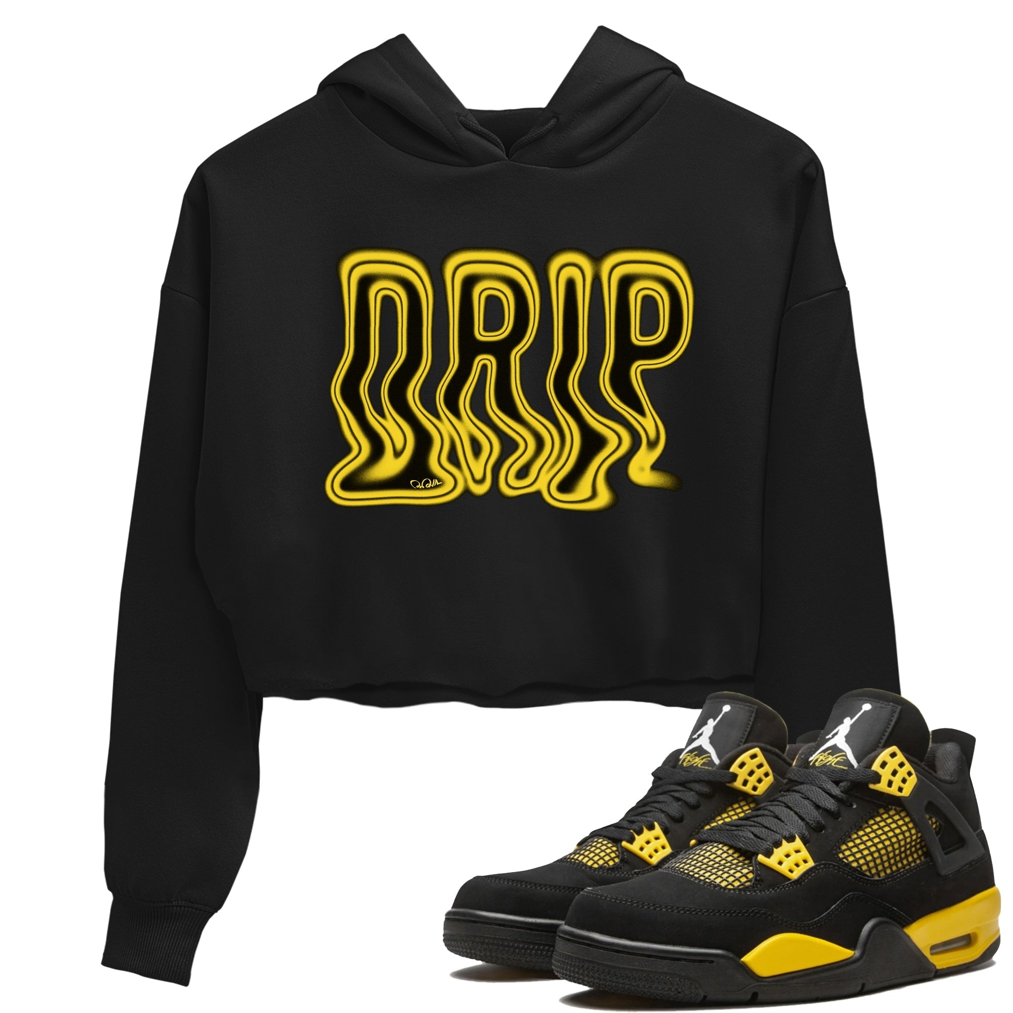 Drip Women's Tops - Air Jordan 4 Thunder
