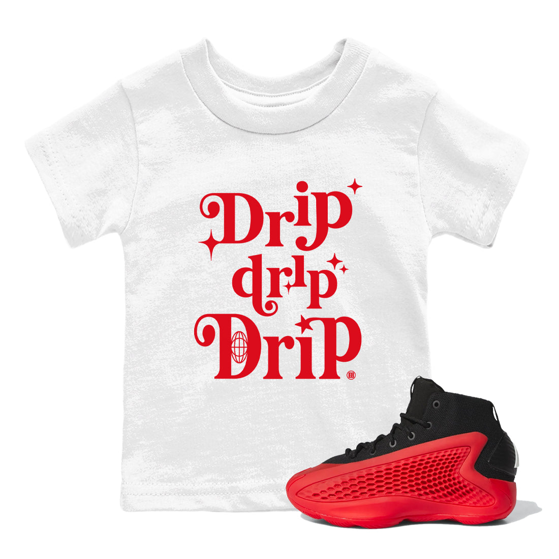 Drip Drip Drip snkmatch Tees Kids - AE 1 Bred