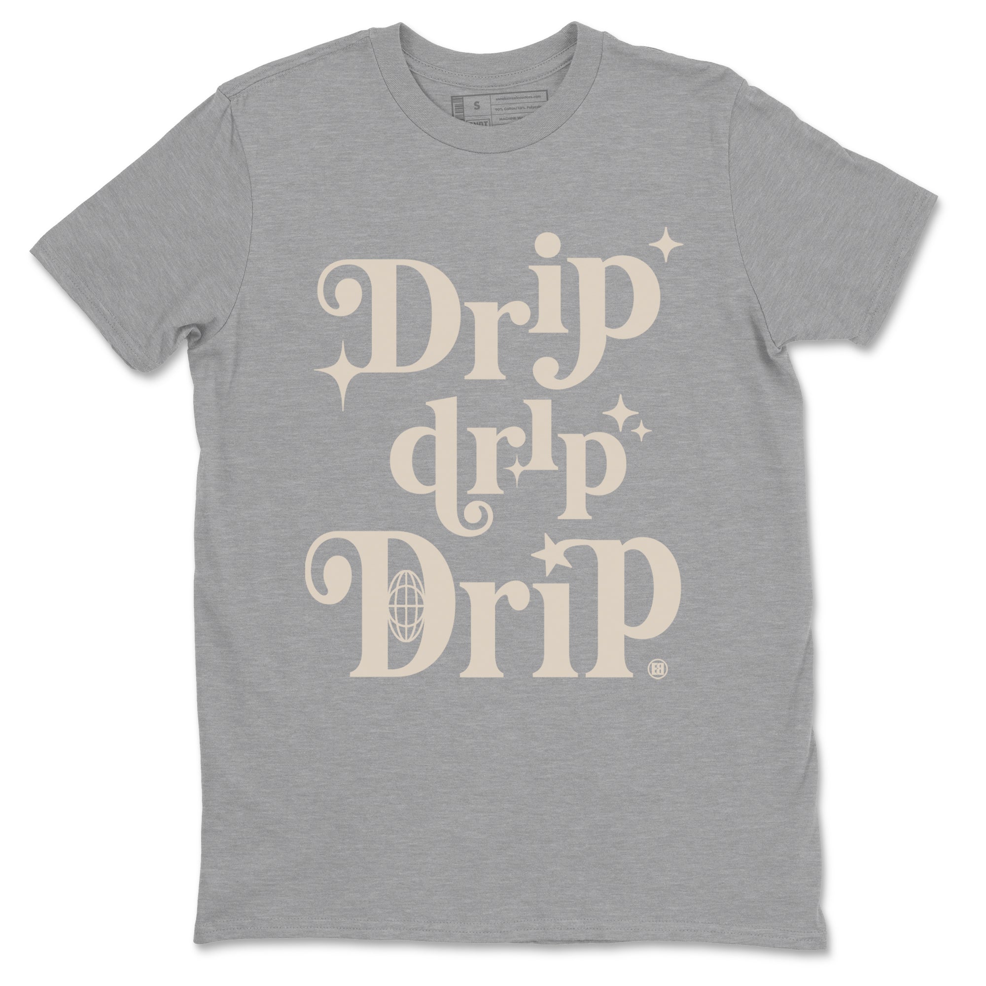 Drip Drip Drip snkmatch Tees - Air Jordan 4 A Ma Maniere x Fossil Stone