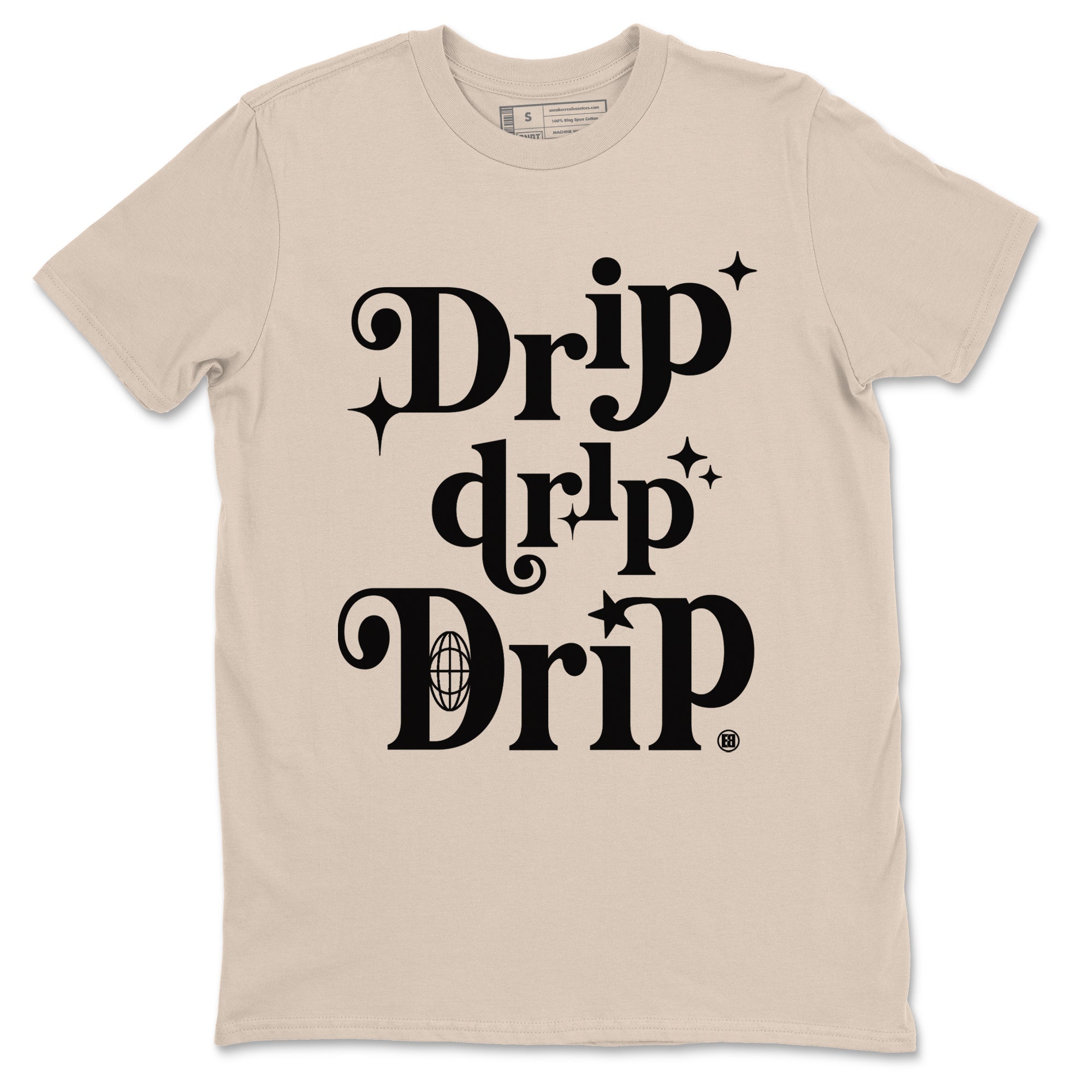 Drip Drip Drip snkmatch Tees - Air Jordan 4 A Ma Maniere x Fossil Stone