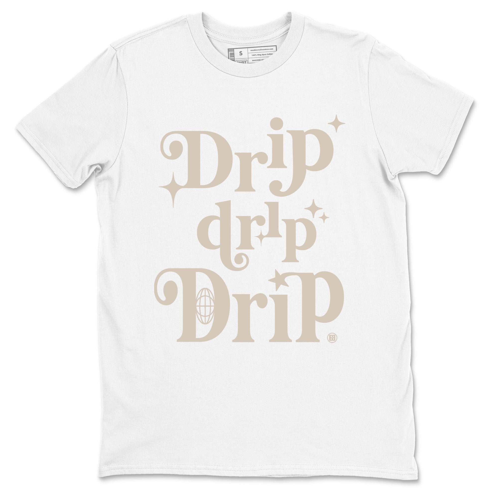Drip Drip Drip snkmatch Tees - Air Jordan 4 A Ma Maniere x Fossil Stone