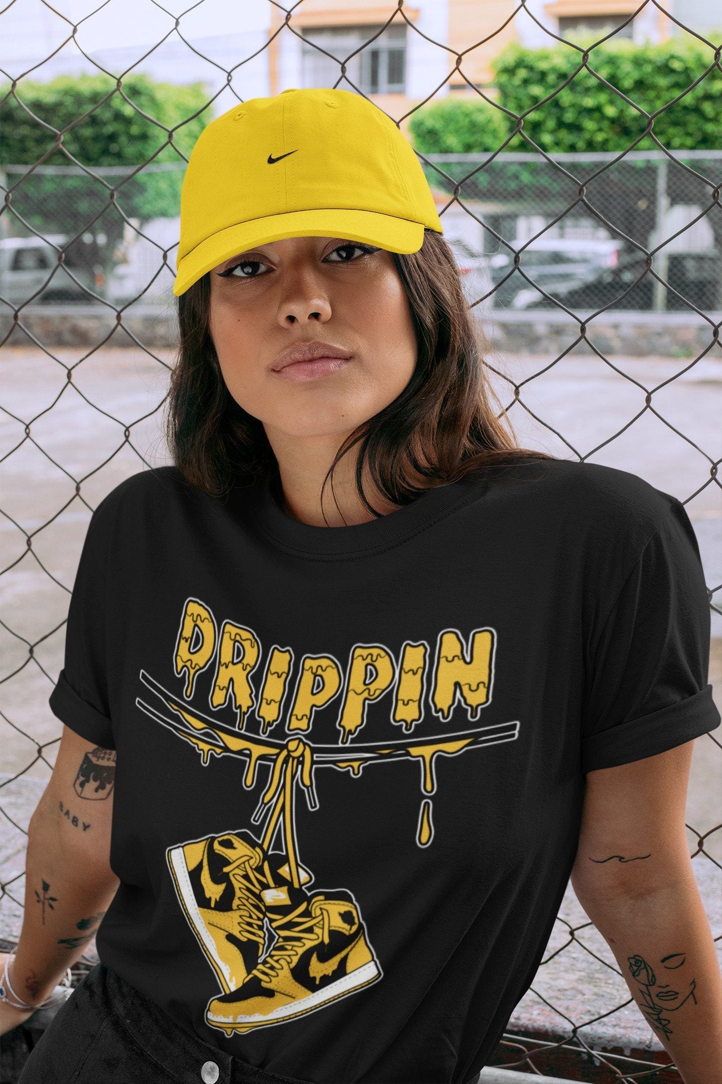 Drippin Unisex Tops - Air Jordan 1 Pollen