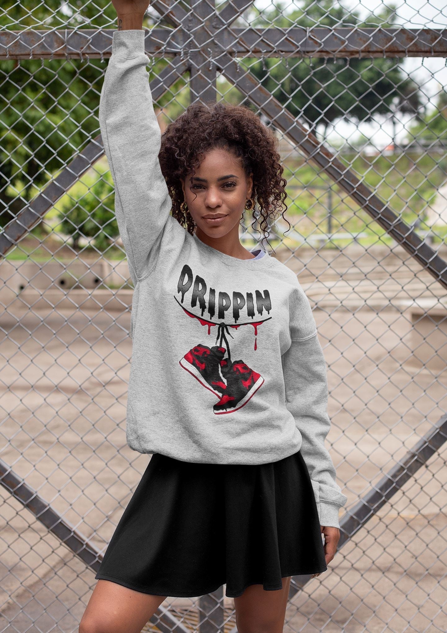 Drippin Unisex Tops - Air Jordan 1 Bred Patent