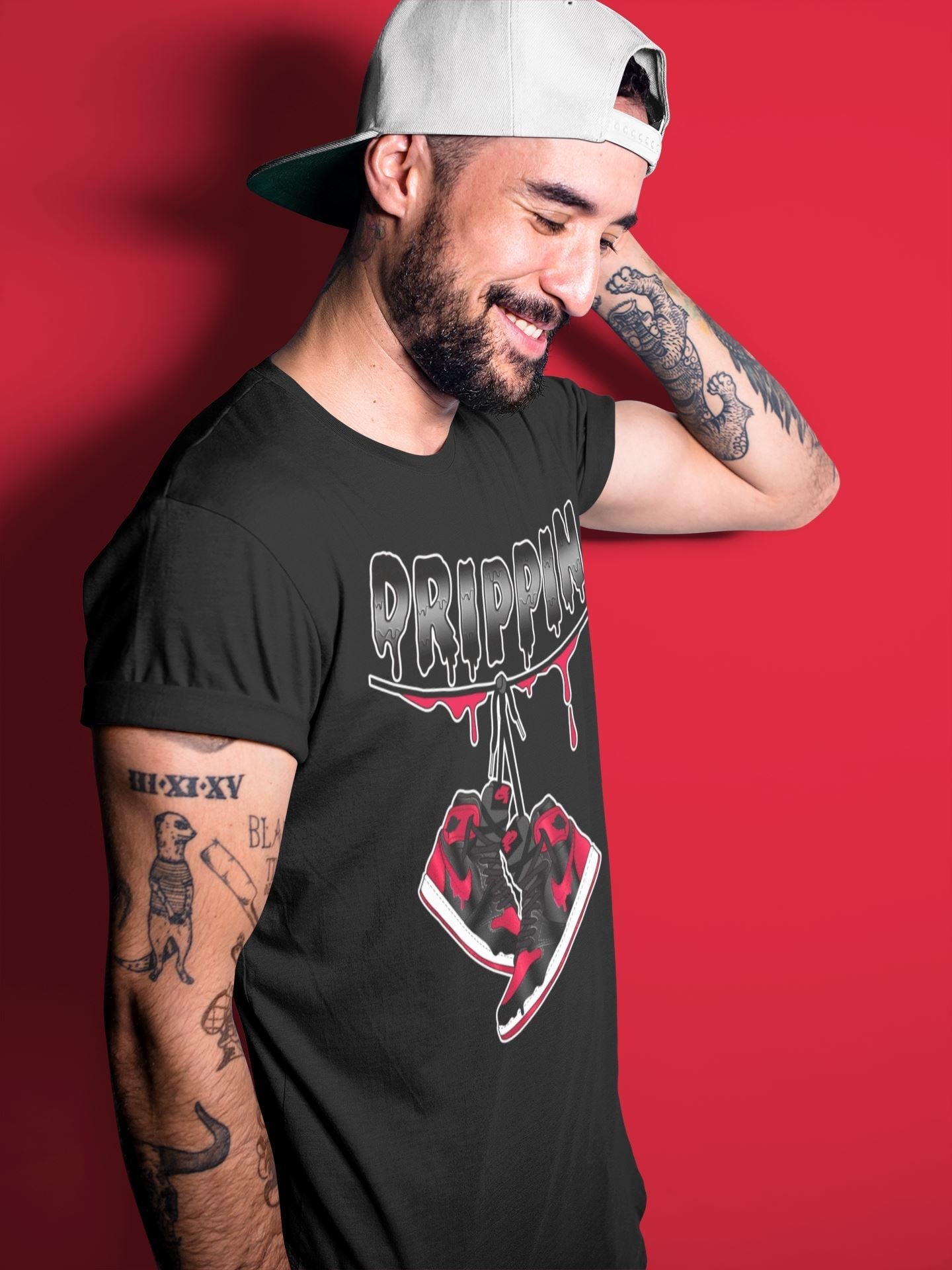 Drippin Unisex Tops - Air Jordan 1 Bred Patent