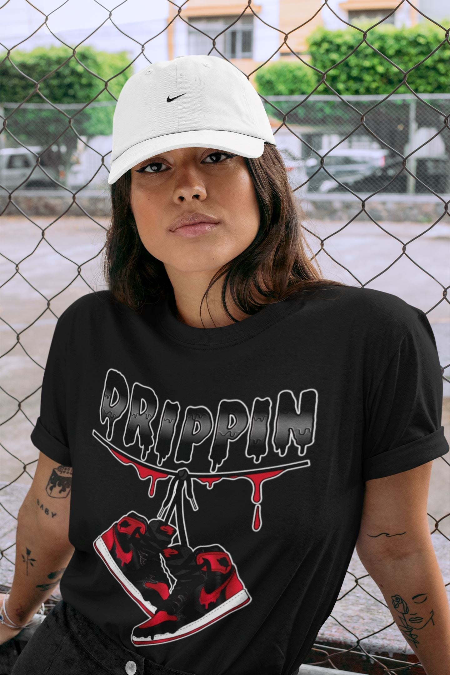 Drippin Unisex Tops - Air Jordan 1 Bred Patent