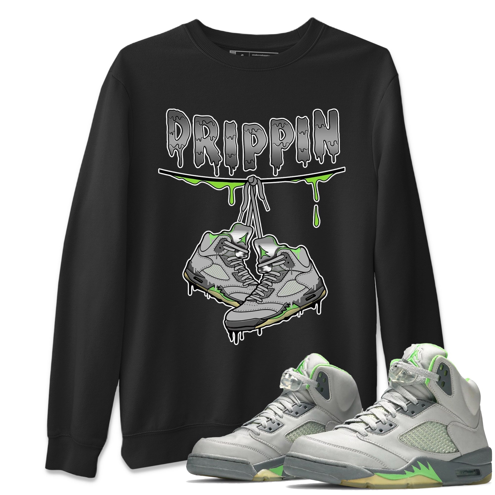 Drippin Unisex Tops - Air Jordan 5 Green Bean