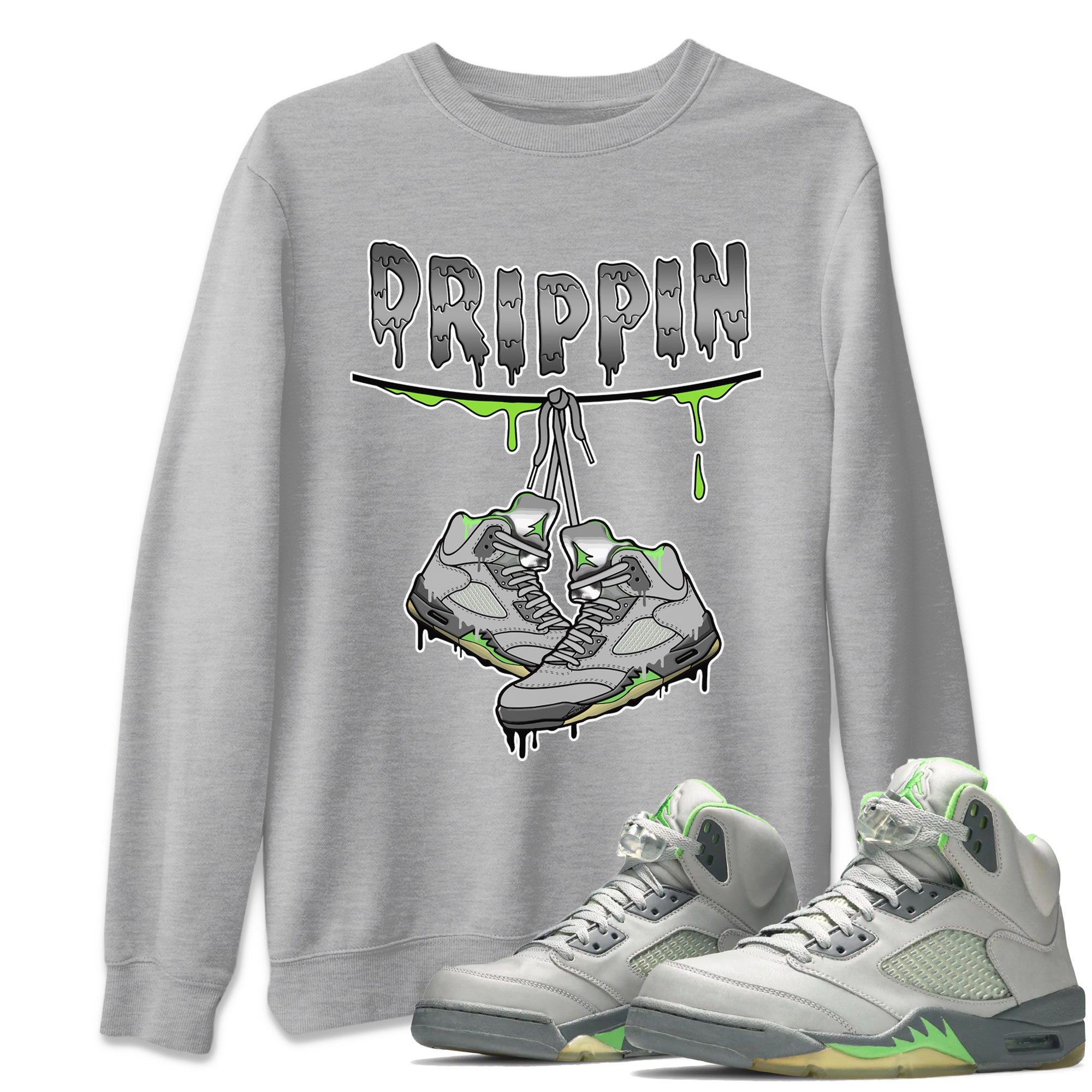 Drippin Unisex Tops - Air Jordan 5 Green Bean
