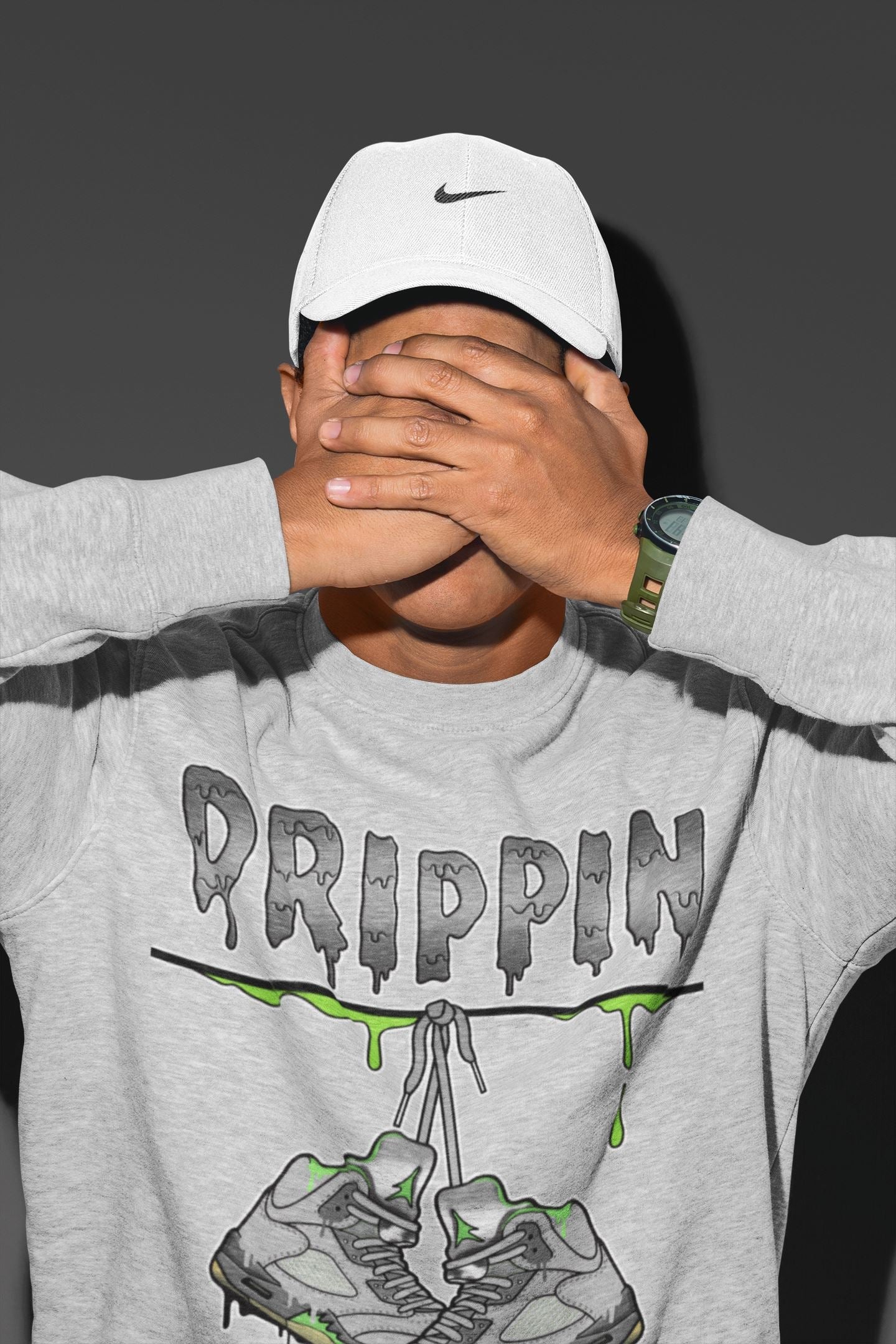 Drippin Unisex Tops - Air Jordan 5 Green Bean