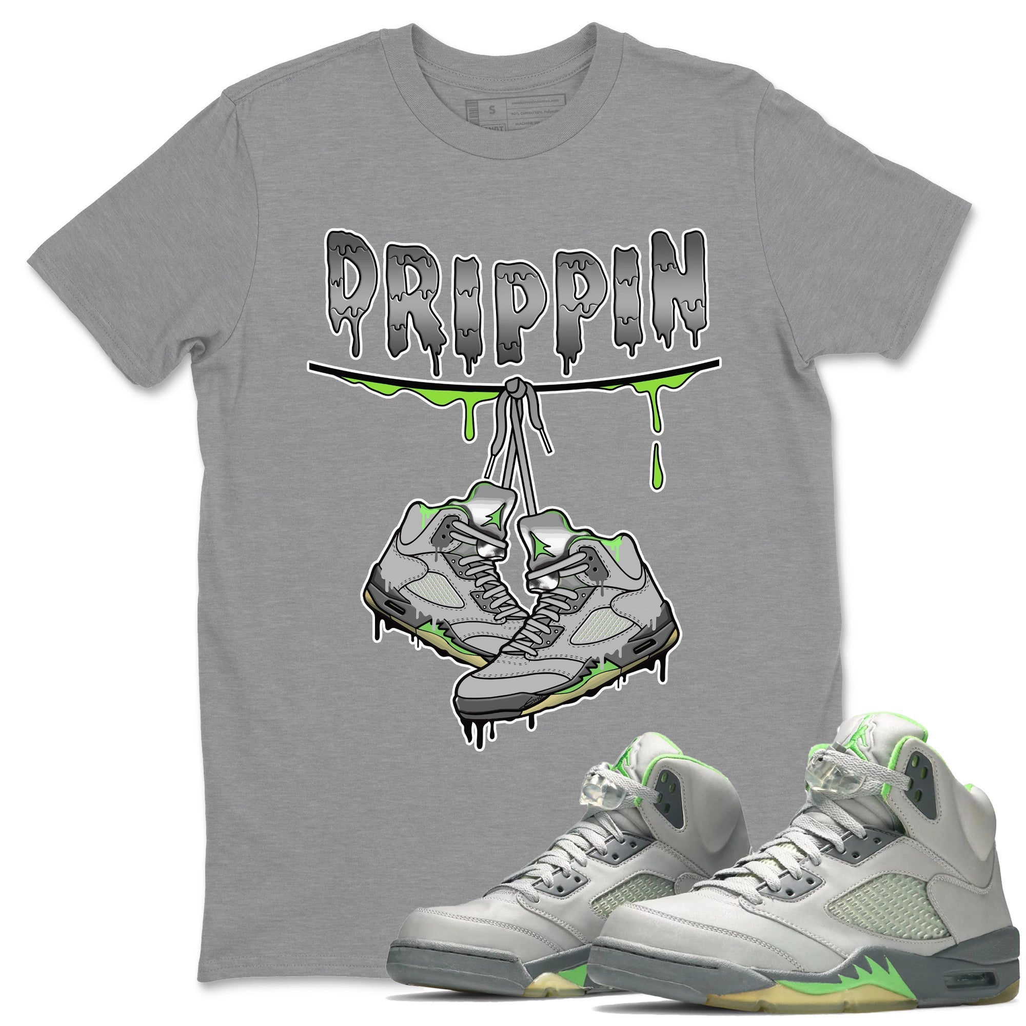Drippin Unisex Tops - Air Jordan 5 Green Bean
