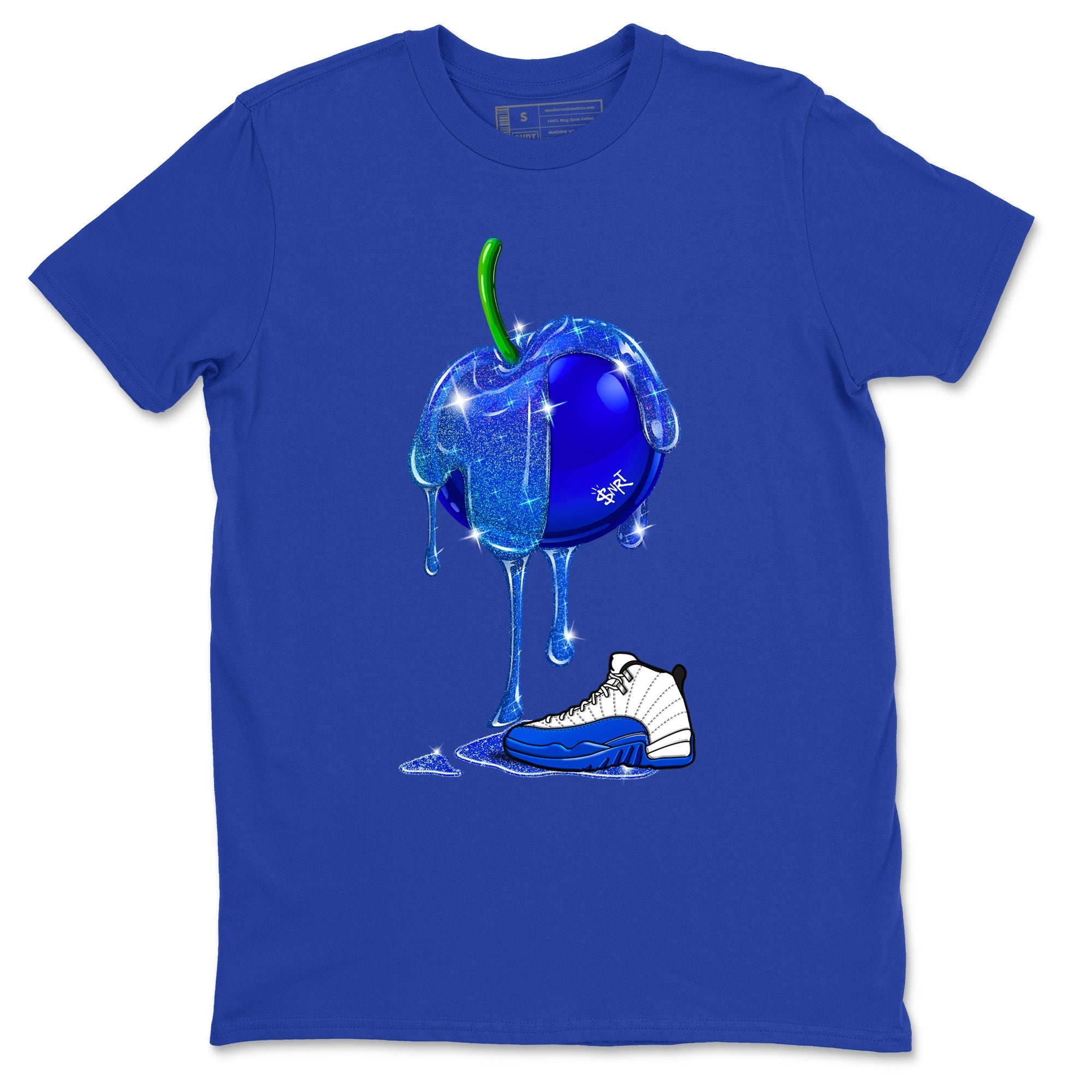 Dripping Blueberry snkmatch Tees - Air Jordan 12 Blueberry