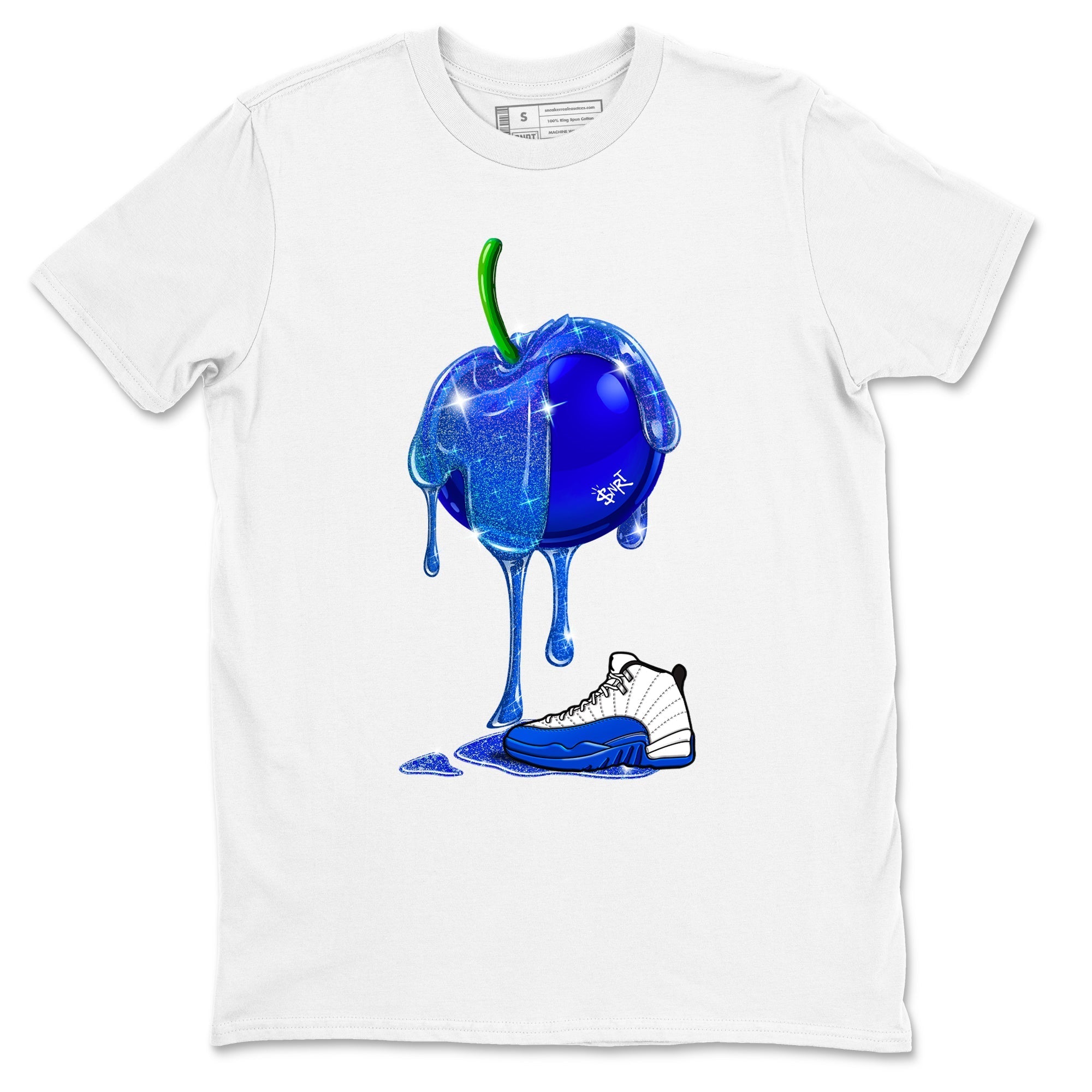 Dripping Blueberry snkmatch Tees - Air Jordan 12 Blueberry