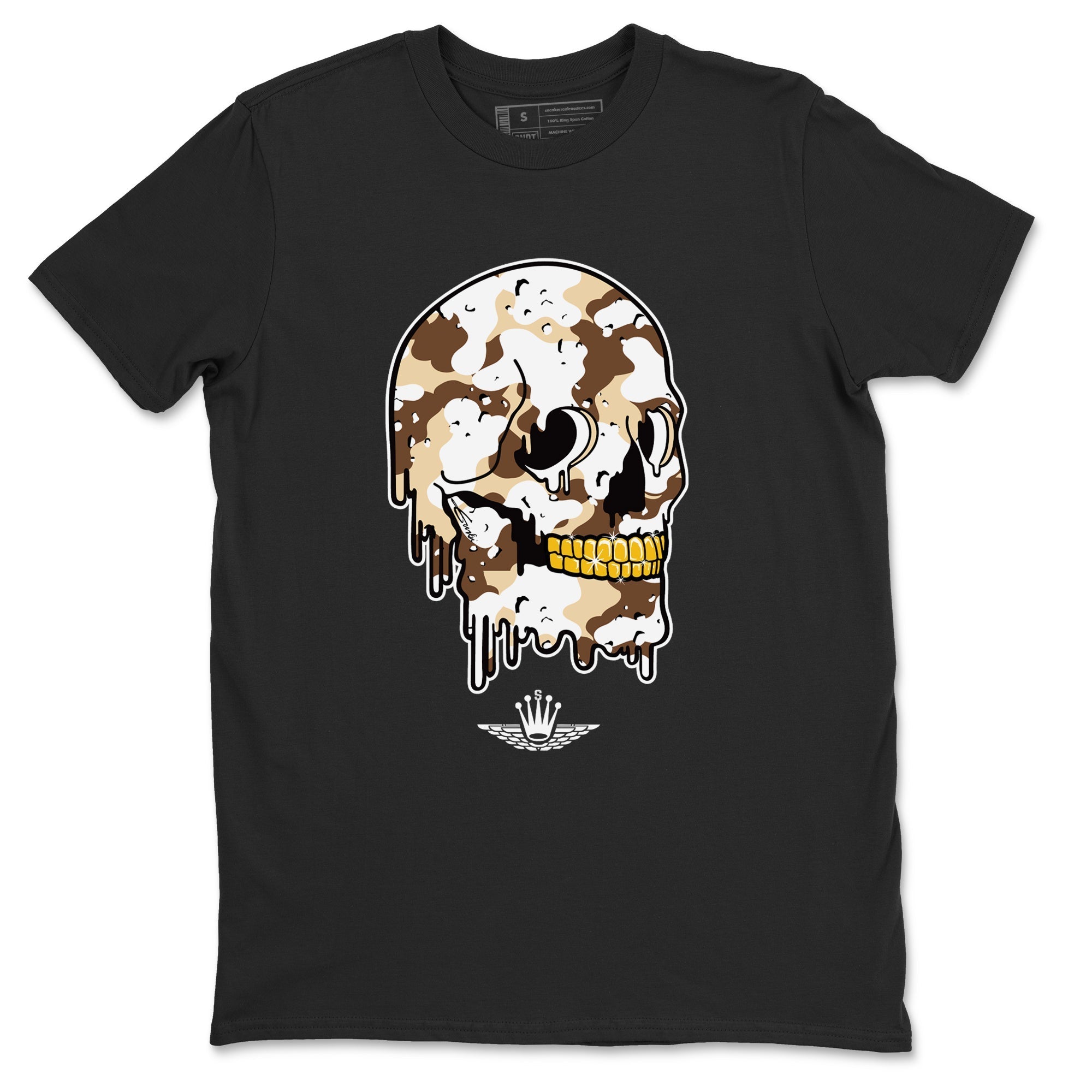 Dripping Camo Skull snkmatch Tees - Air Jordan 3 Desert Camo