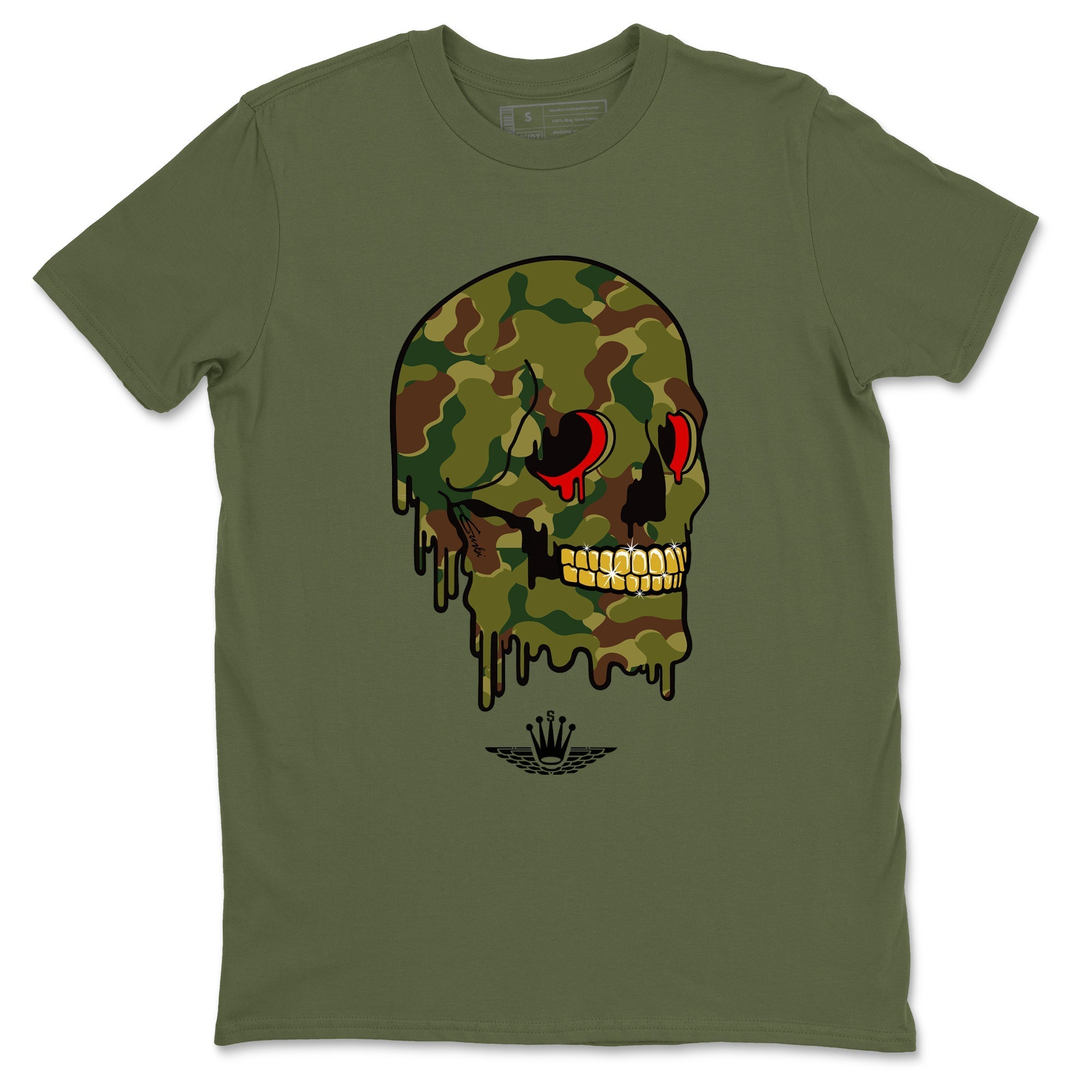 Dripping Camo Skull snkmatch Tees - Air Max 90 Reverse Duck Camo