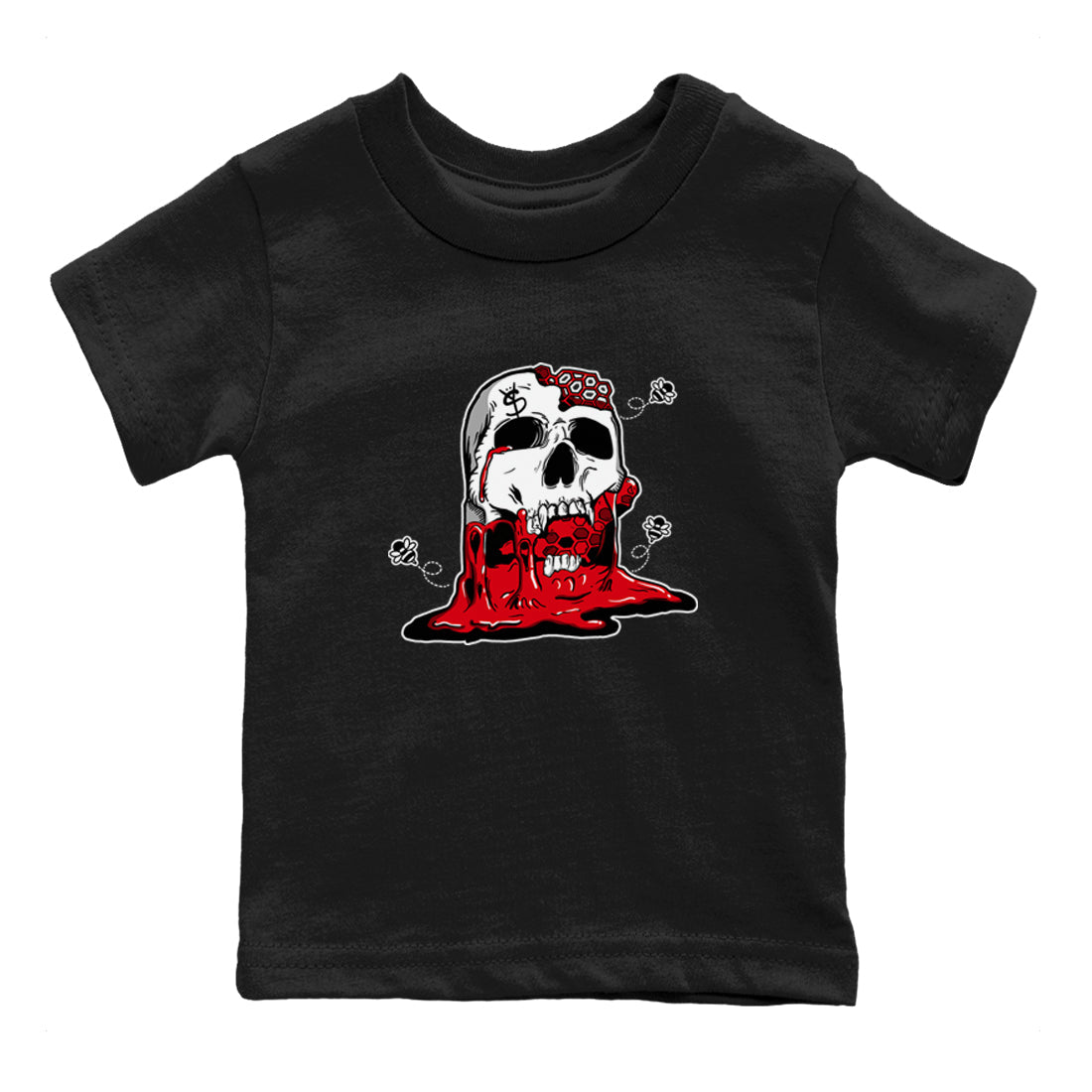 Dripping Honey Skullhead snkmatch Tees Kids - AE 1 Bred