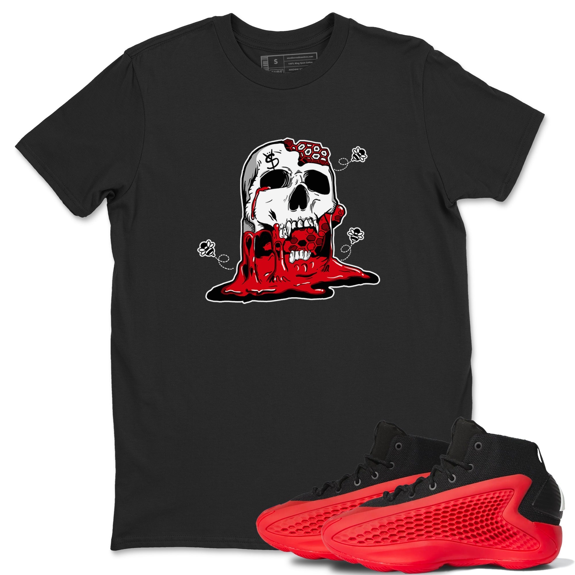 Dripping Honey Skullhead snkmatch Tees - AE 1 Bred
