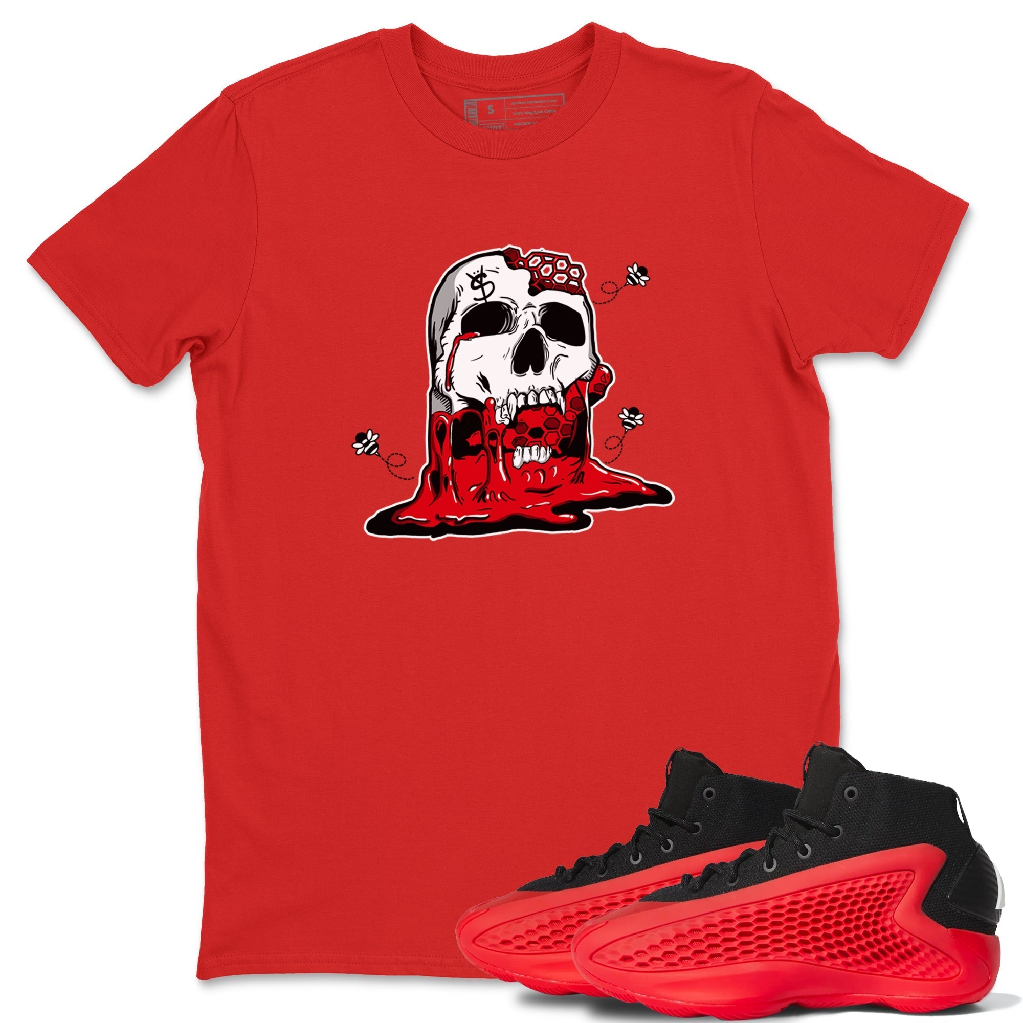 Dripping Honey Skullhead snkmatch Tees - AE 1 Bred