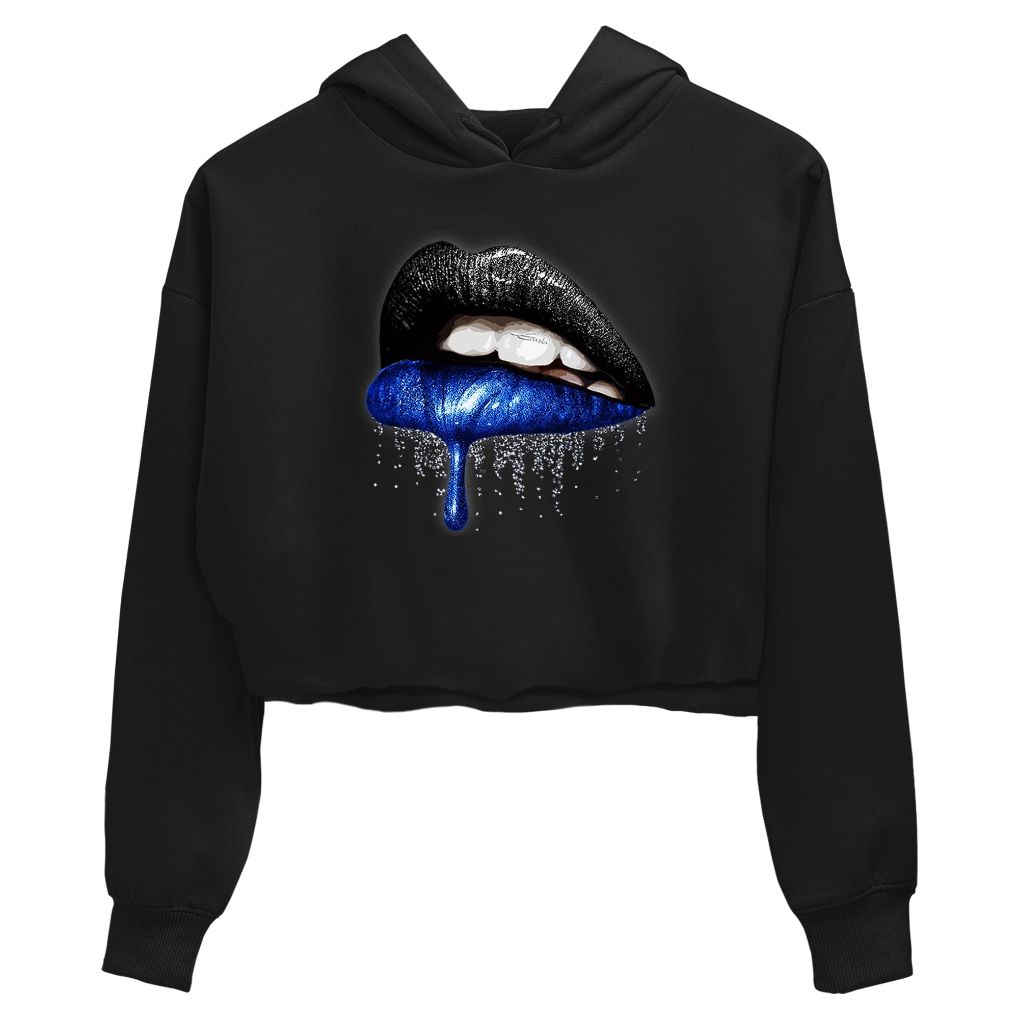 Dripping Lips snkmatch Women's Top - Air Jordan 1 Game Royal