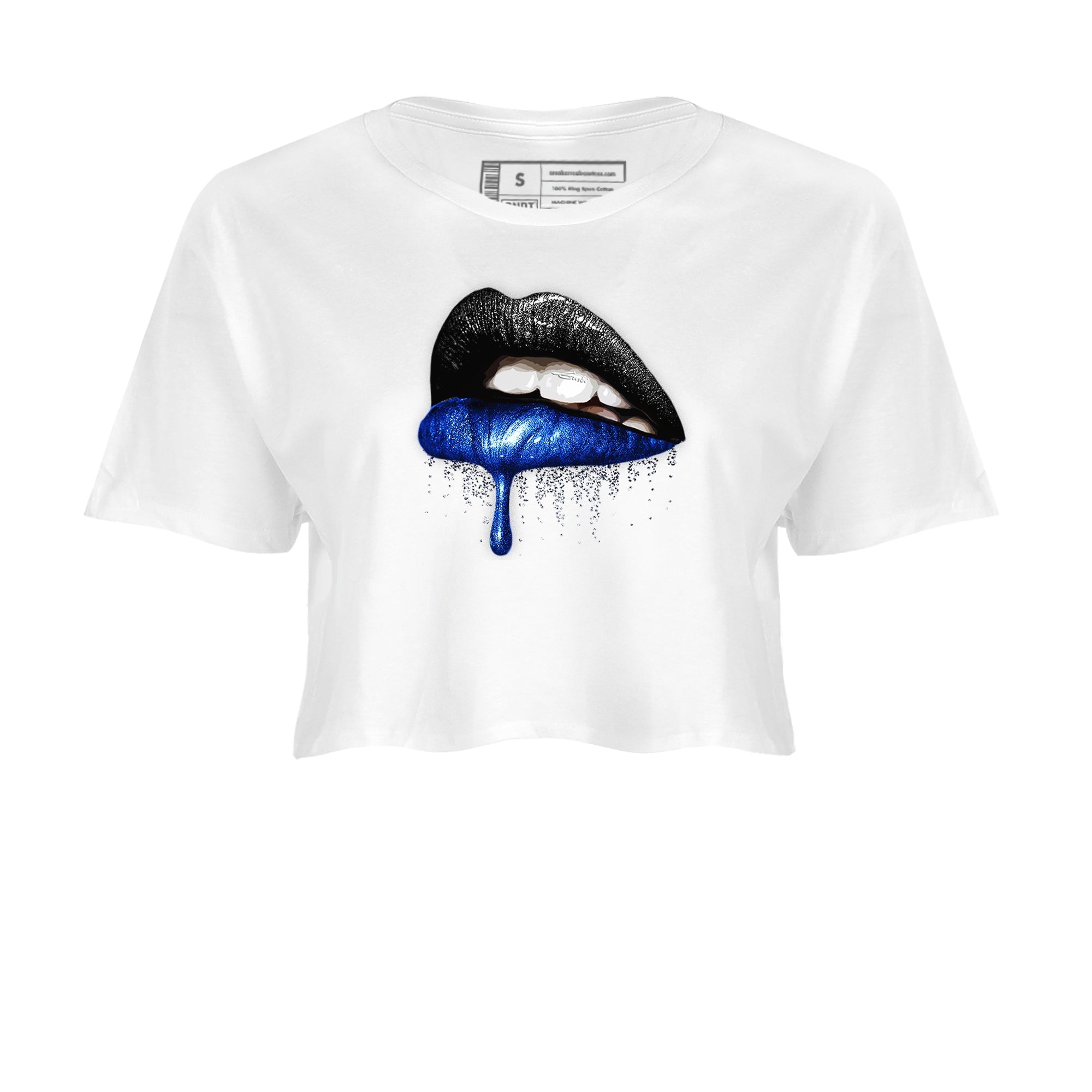 Dripping Lips snkmatch Women's Top - Air Jordan 1 Game Royal