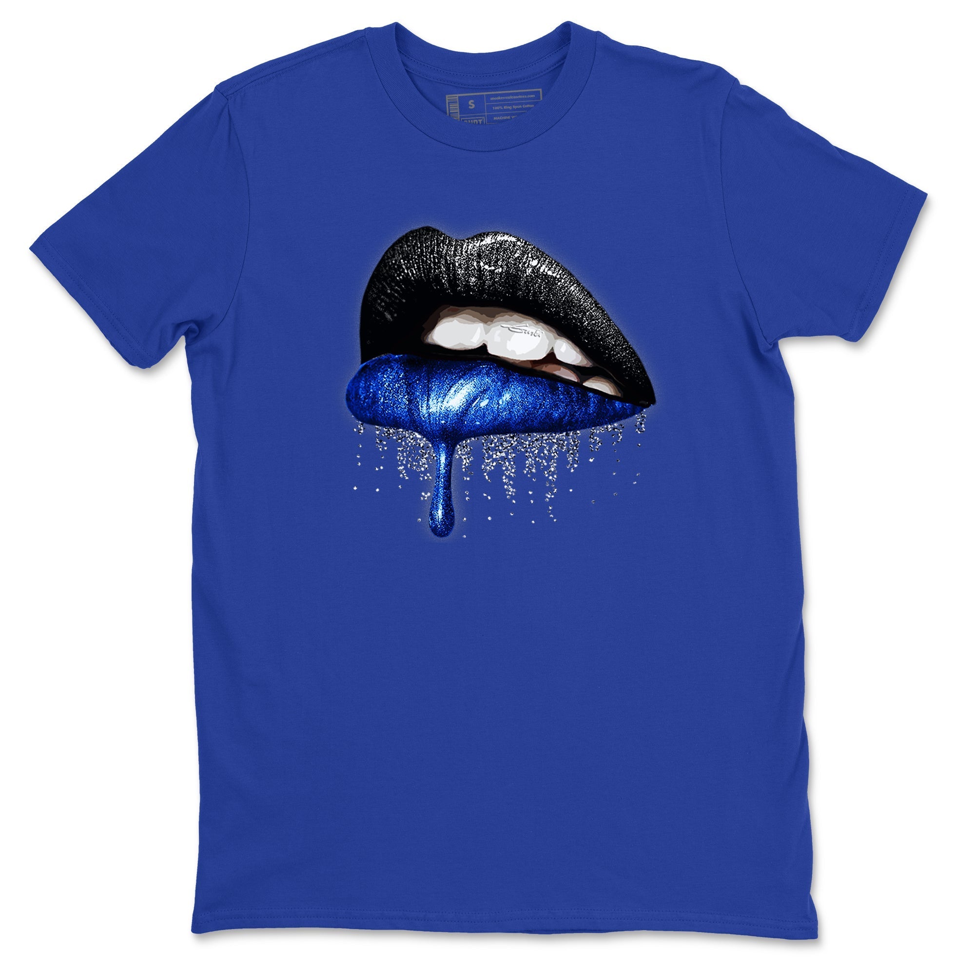 Dripping Lips snkmatch Tees - Air Jordan 1 Game Royal