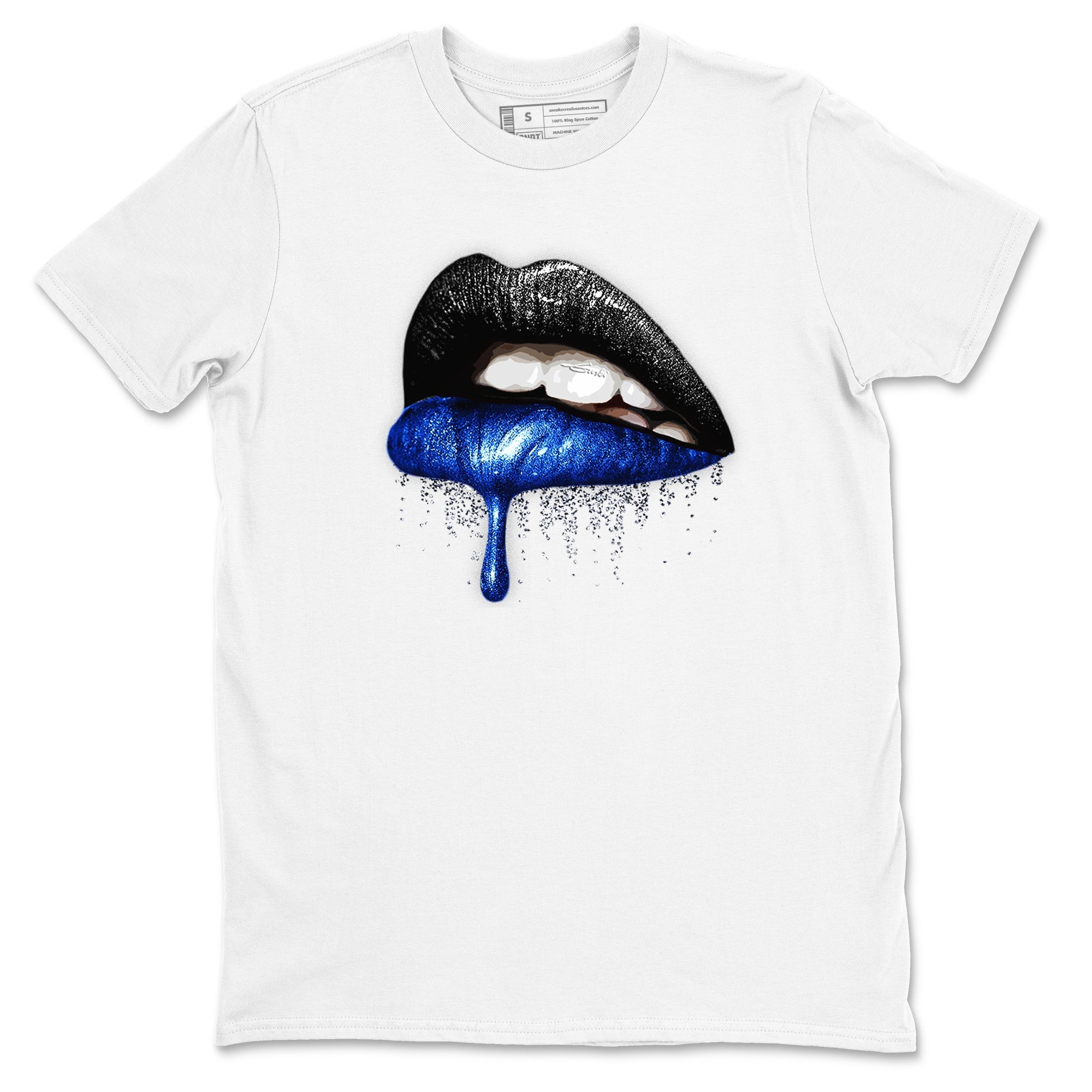 Dripping Lips snkmatch Tees - Air Jordan 1 Game Royal