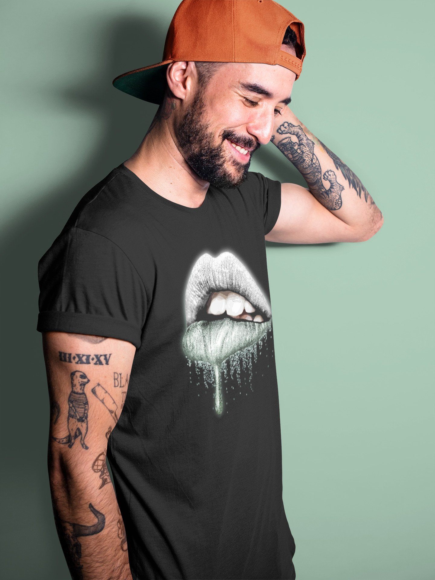 Dripping Lips Unisex Tops - Air Jordan 1 Seafoam