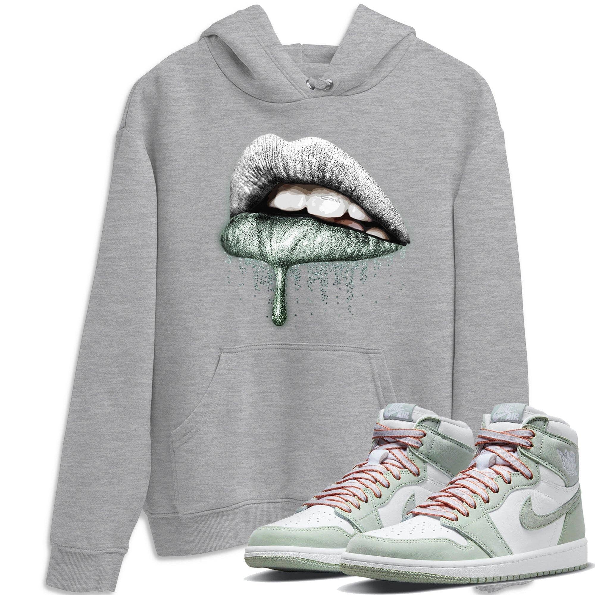 Dripping Lips Unisex Tops - Air Jordan 1 Seafoam