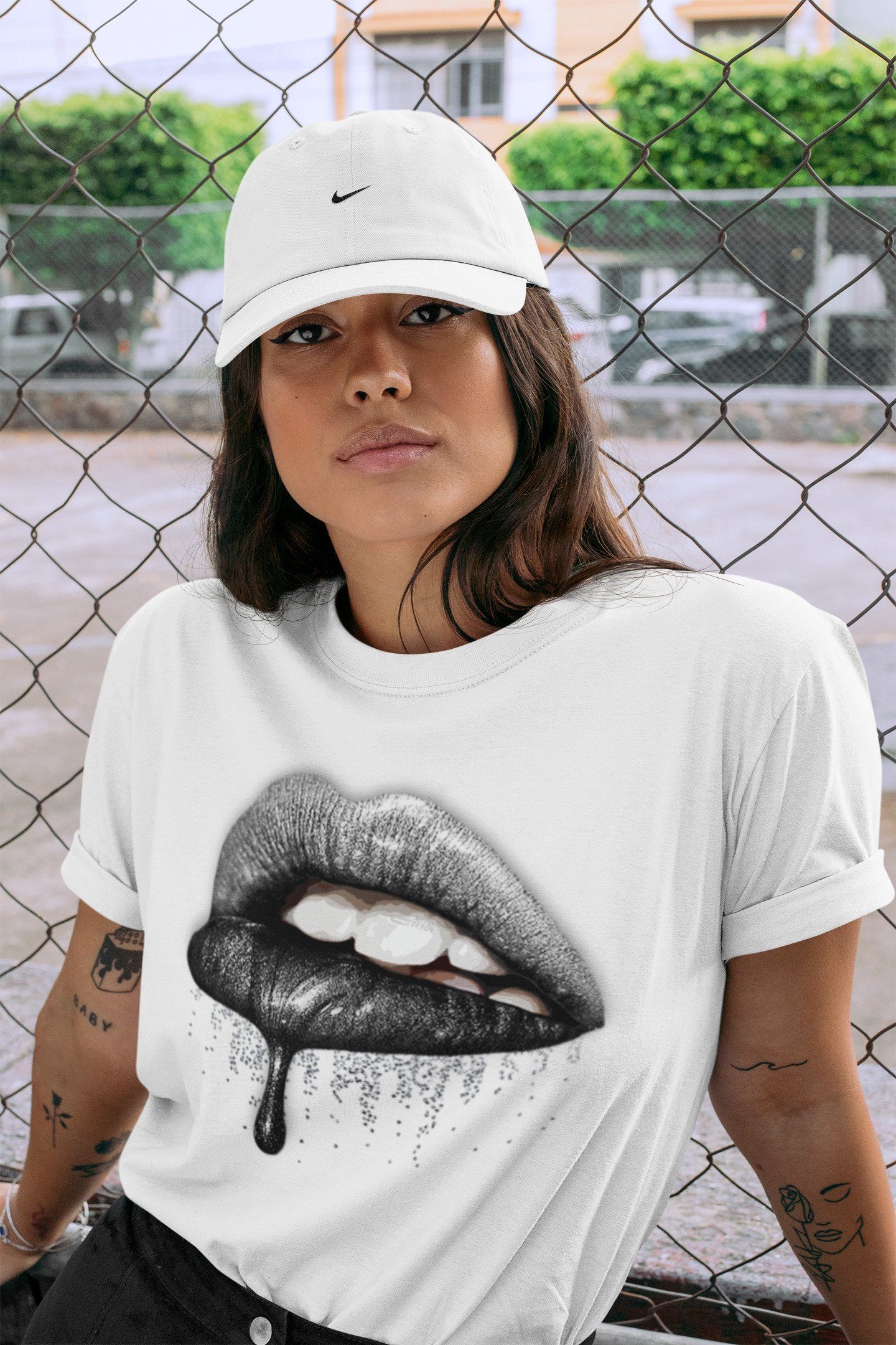 Dripping Lips Unisex Tops - Air Jordan 1 Shadow 2.0