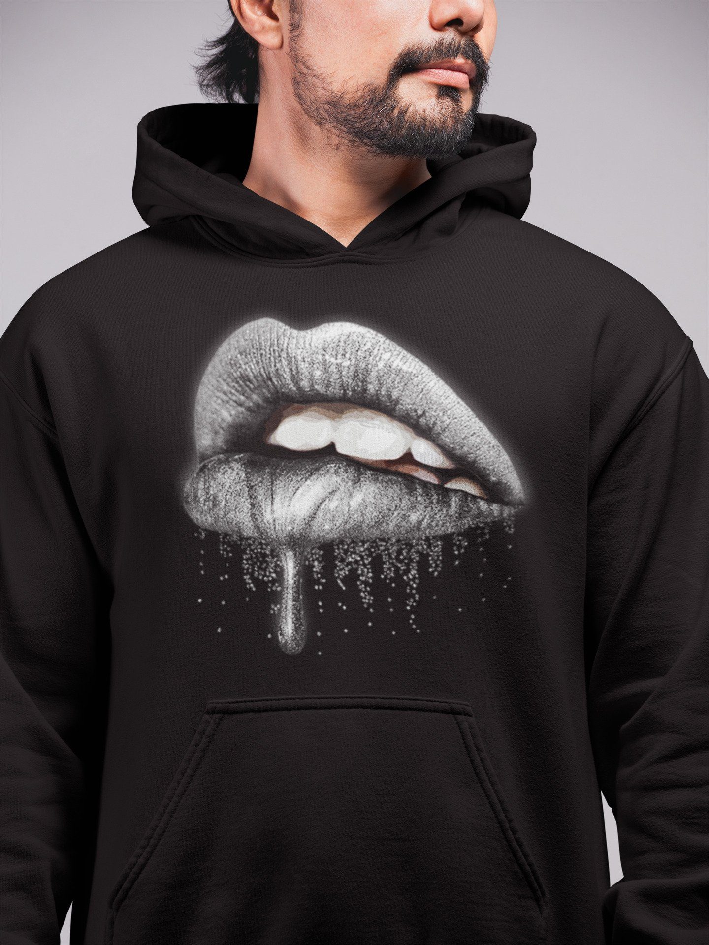 Dripping Lips Unisex Tops - Air Jordan 1 Silver Toe