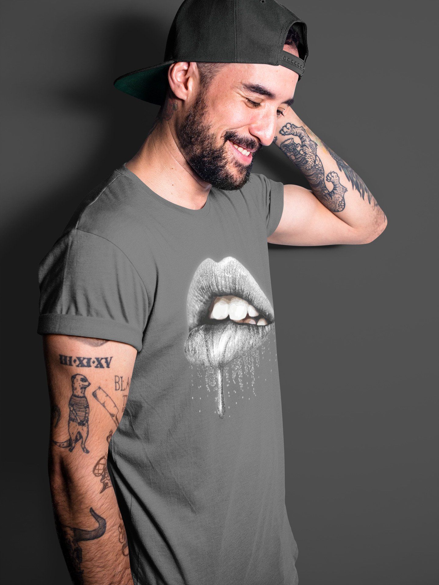 Dripping Lips Unisex Tops - Air Jordan 1 Silver Toe
