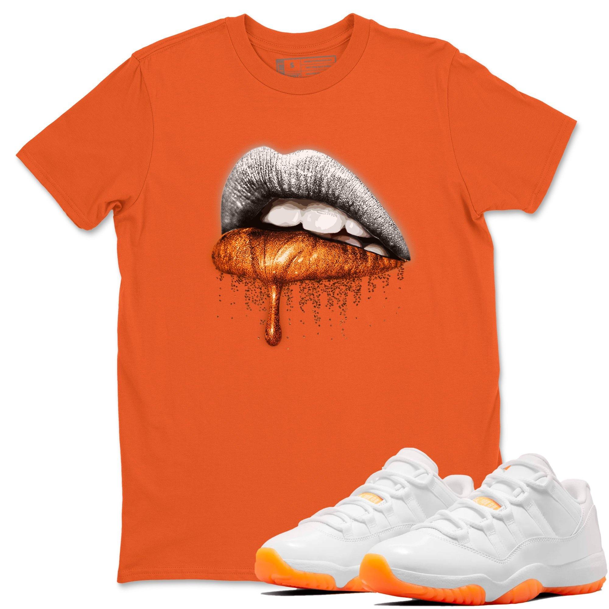 Dripping Lips Unisex Tops - Air Jordan 11 Citrus