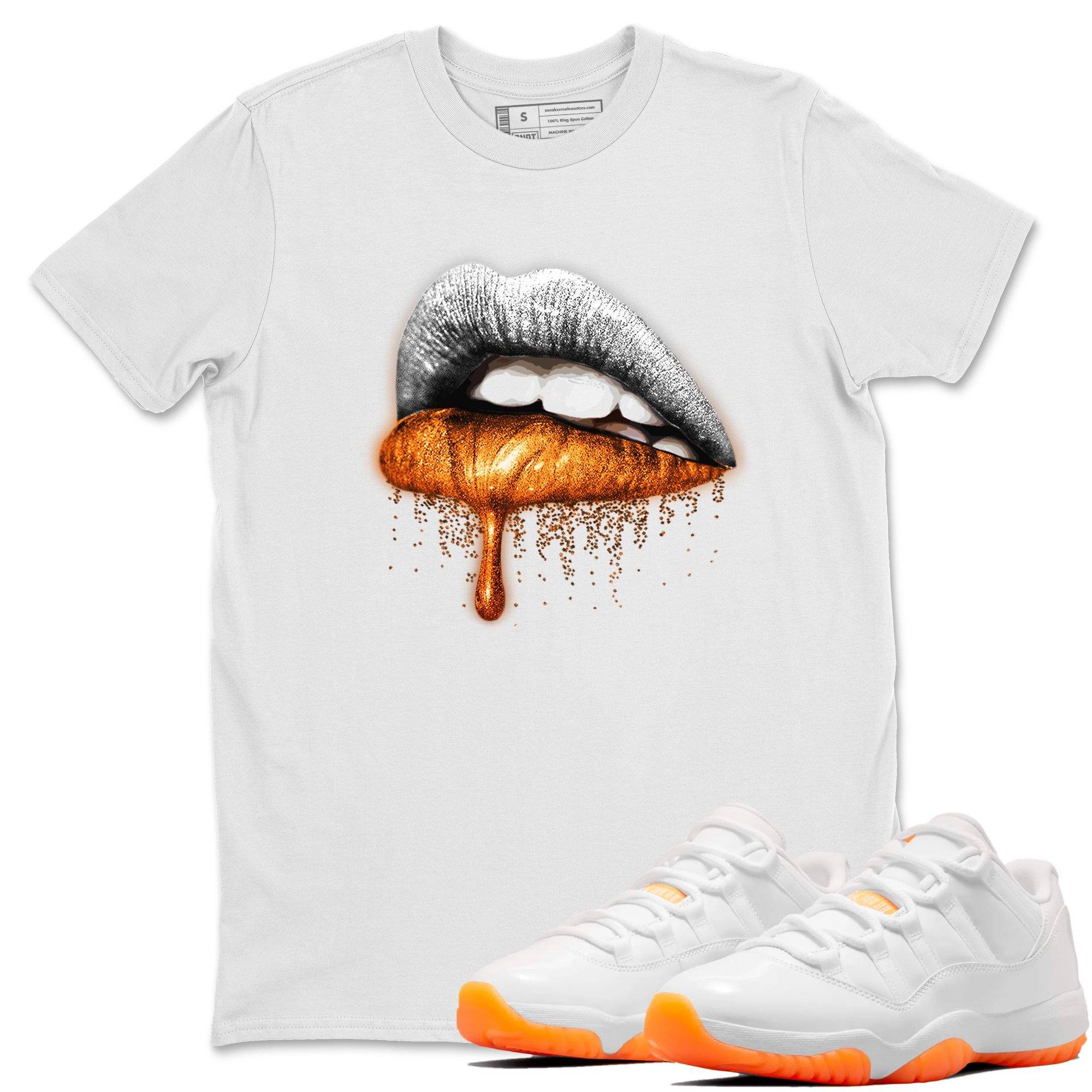 Dripping Lips Unisex Tops - Air Jordan 11 Citrus