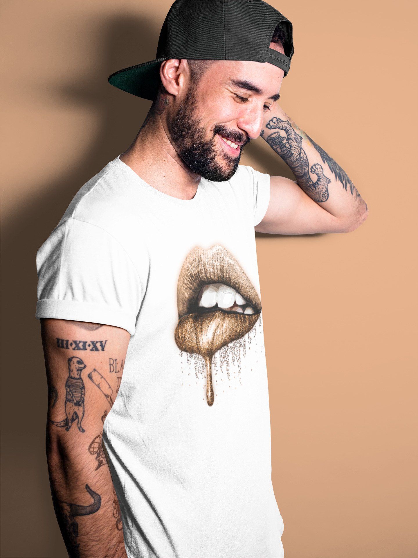 Dripping Lips Unisex Tops - Air Jordan 4 Shimmer