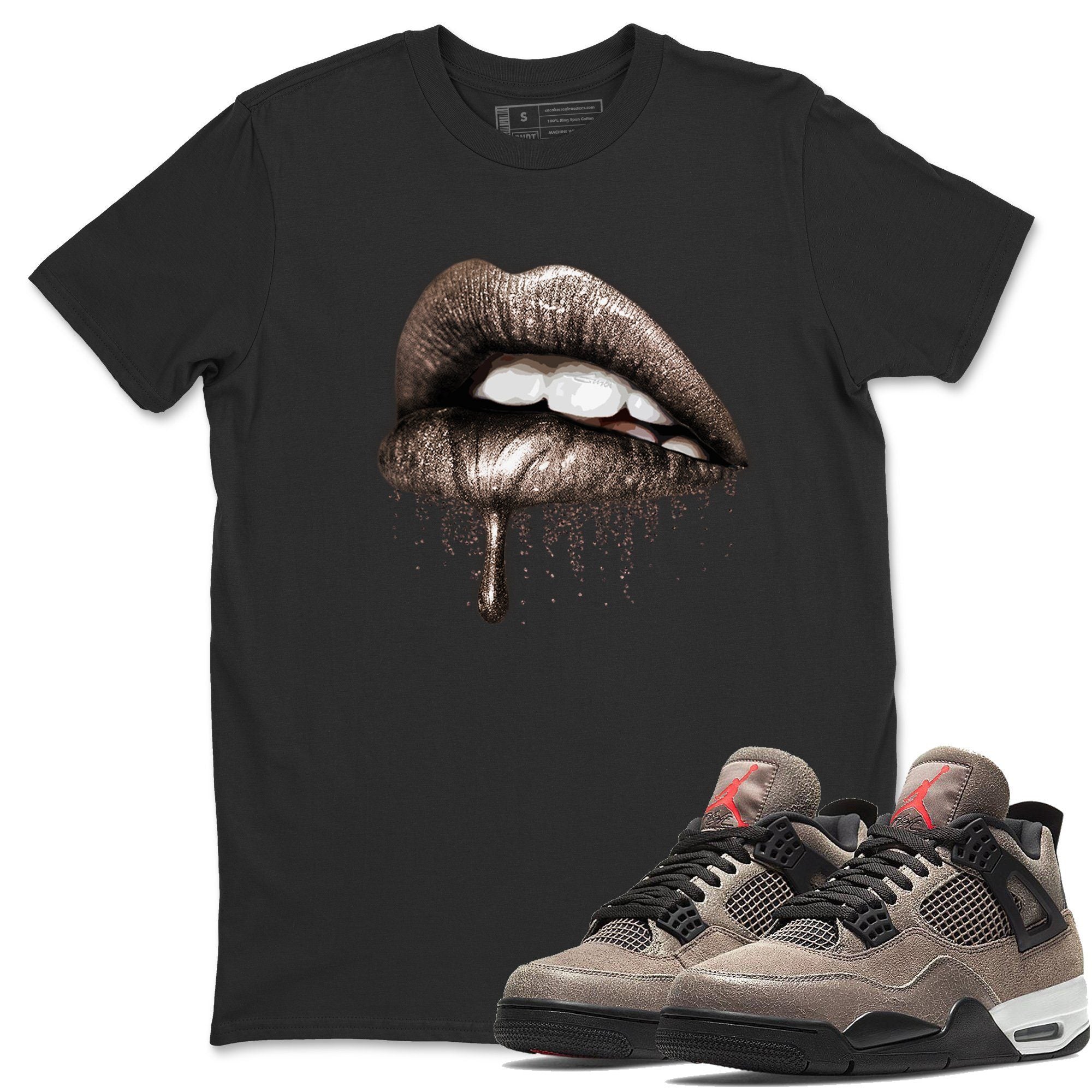Dripping Lips Unisex Tops - Air Jordan 4 Taupe Haze