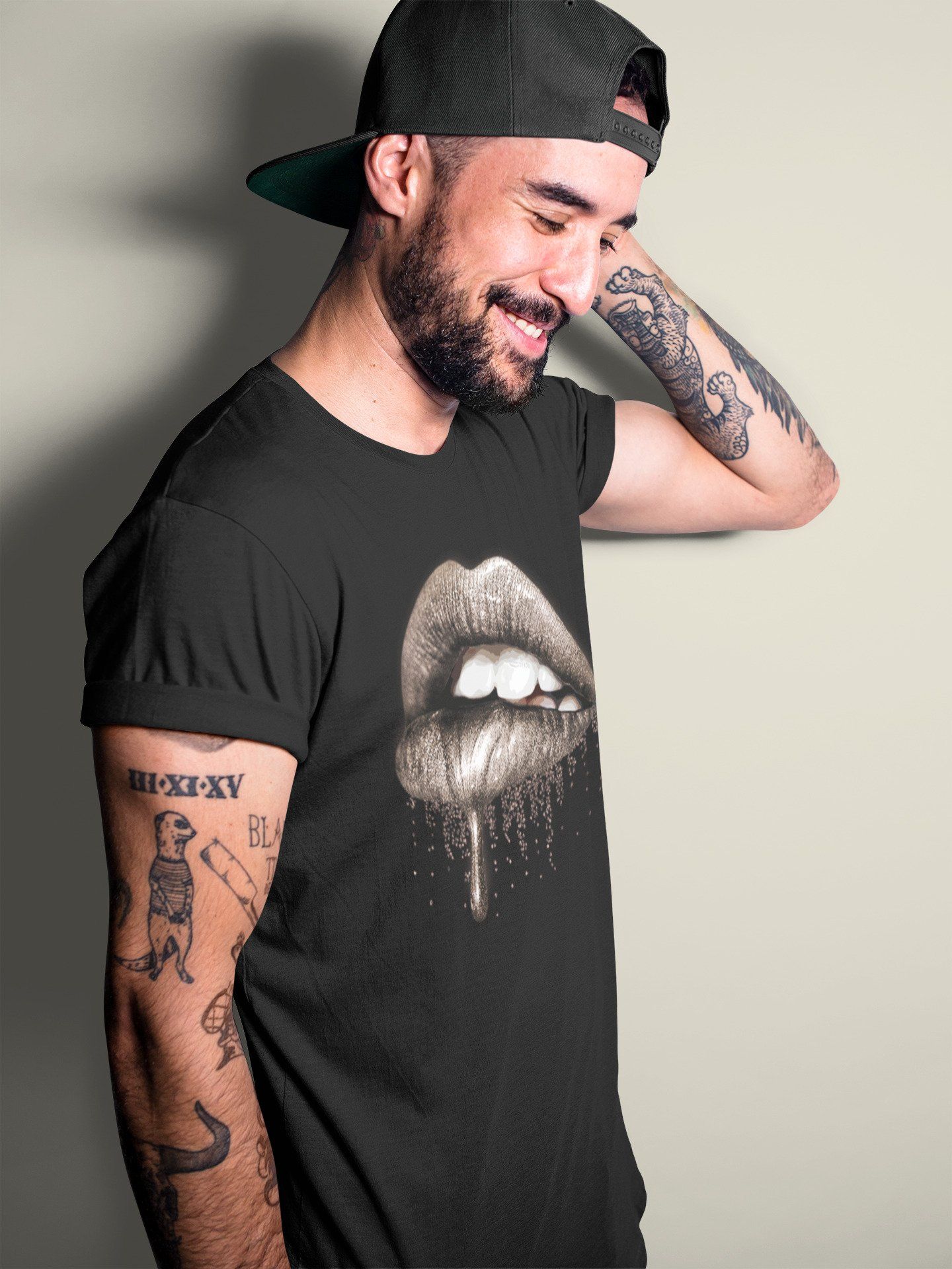 Dripping Lips Unisex Tops - Air Jordan 4 Taupe Haze