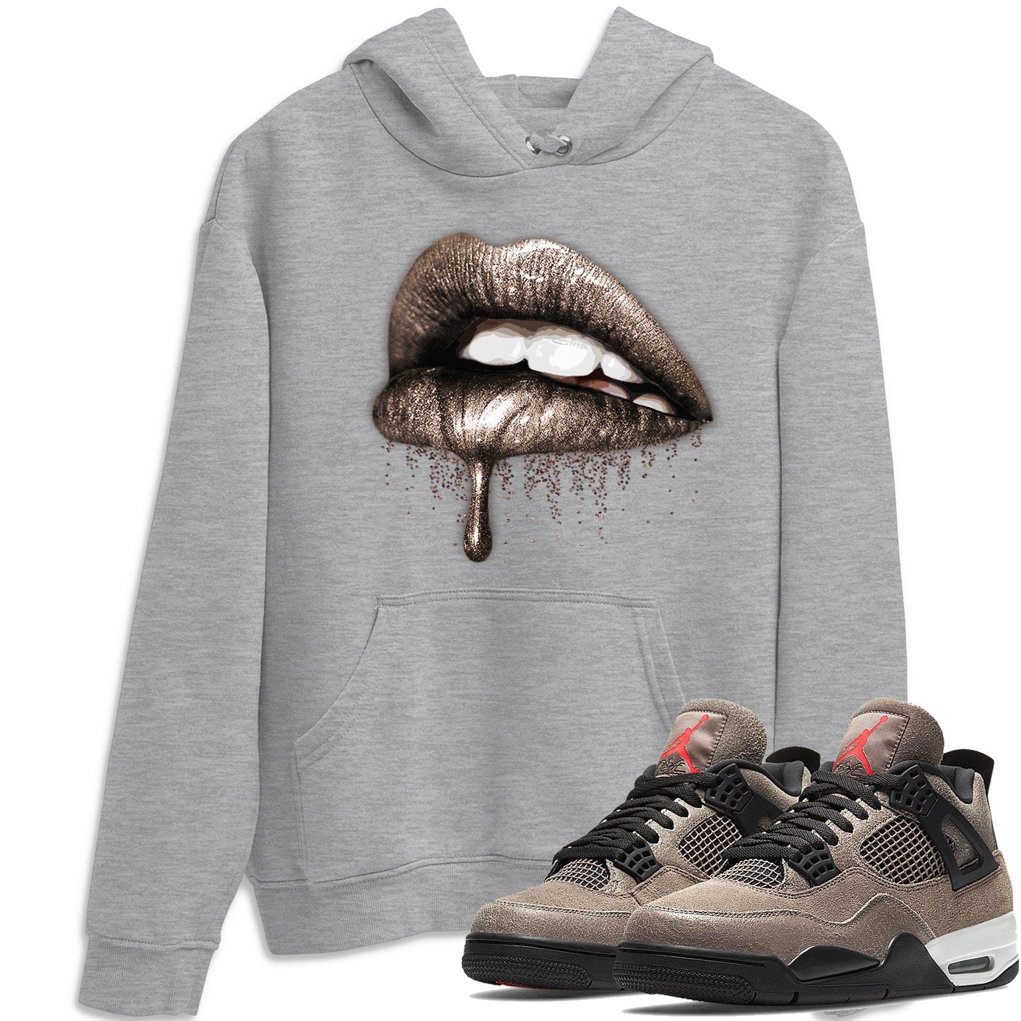 Dripping Lips Unisex Tops - Air Jordan 4 Taupe Haze