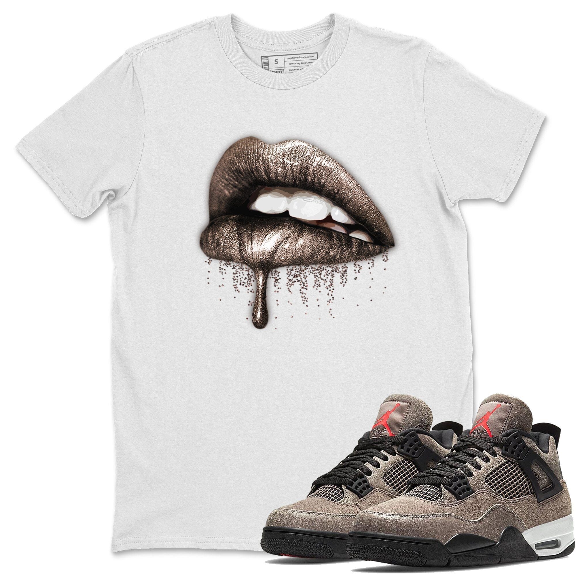 Dripping Lips Unisex Tops - Air Jordan 4 Taupe Haze
