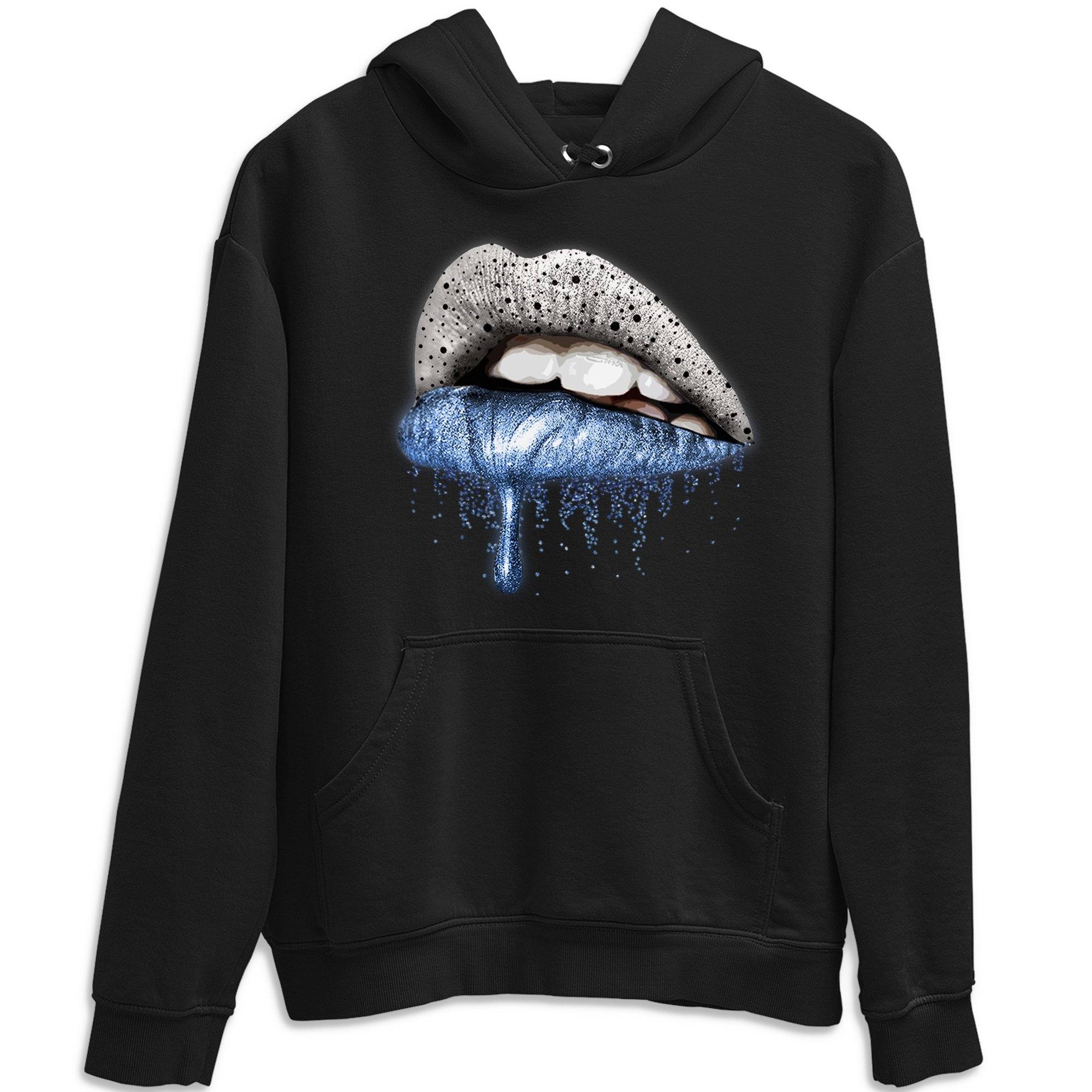 Dripping Lips Unisex Tops - Air Jordan 4 University Blue