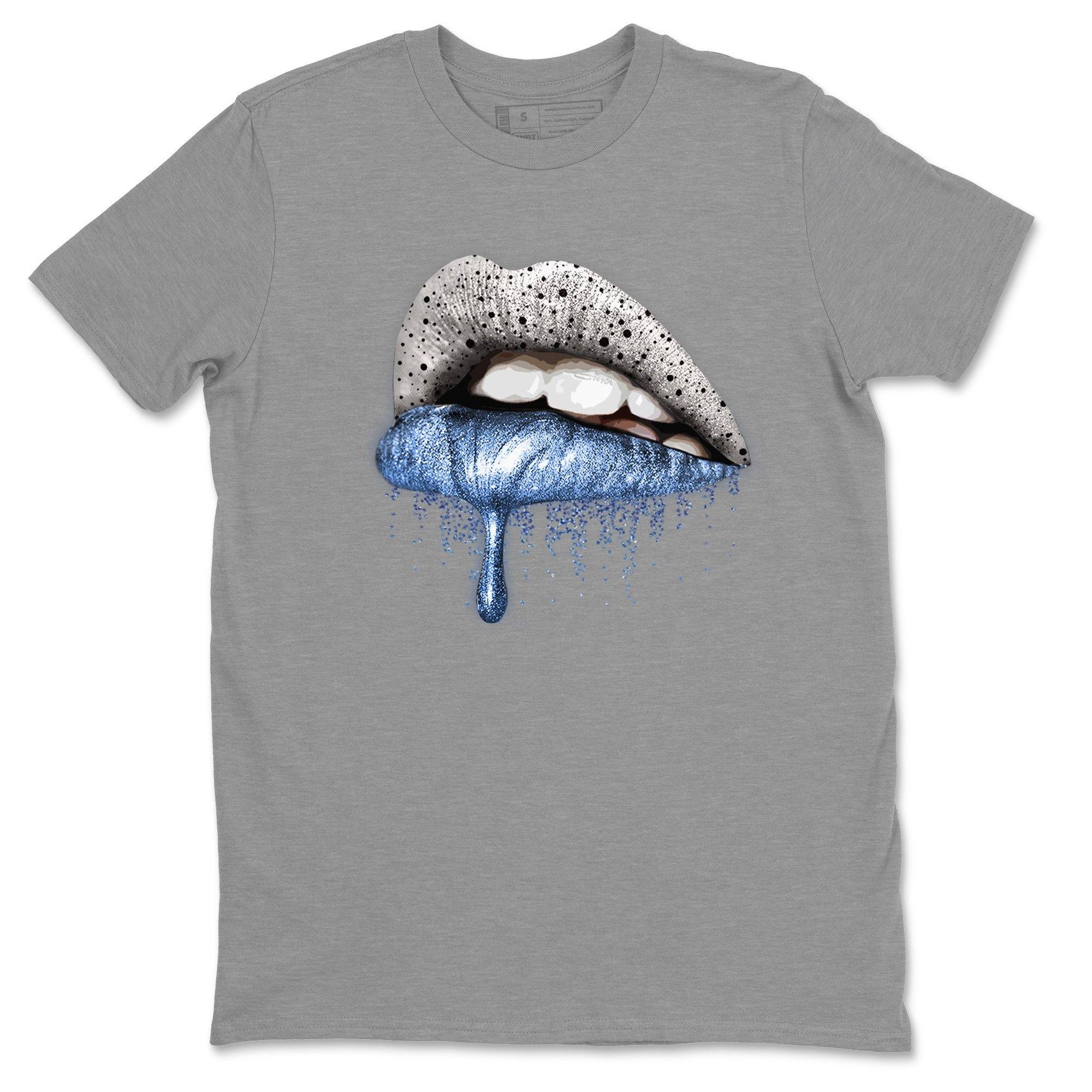 Dripping Lips Unisex Tops - Air Jordan 4 University Blue