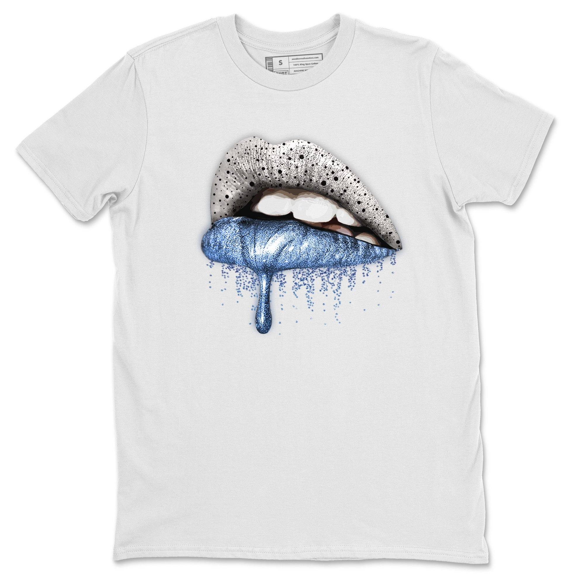 Dripping Lips Unisex Tops - Air Jordan 4 University Blue