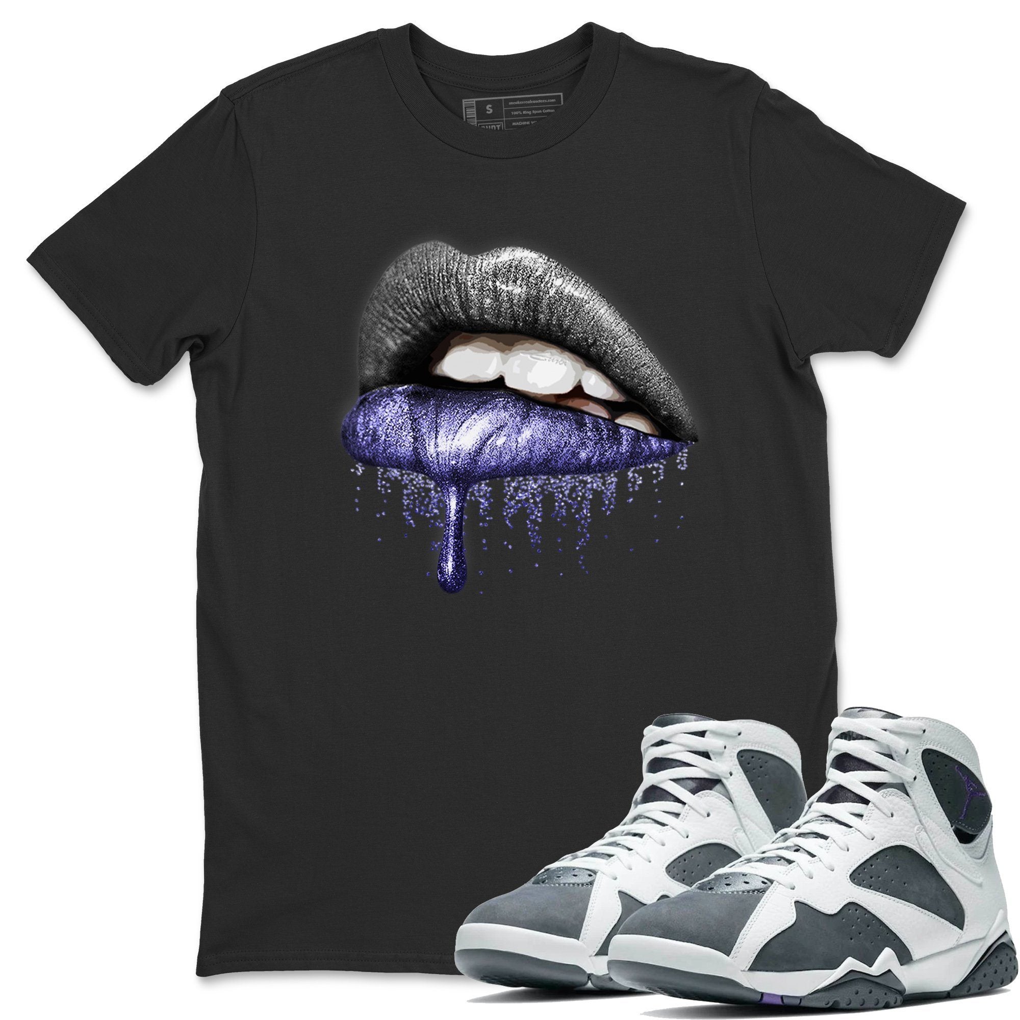 Dripping Lips Unisex Tops - Air Jordan 7 Flint
