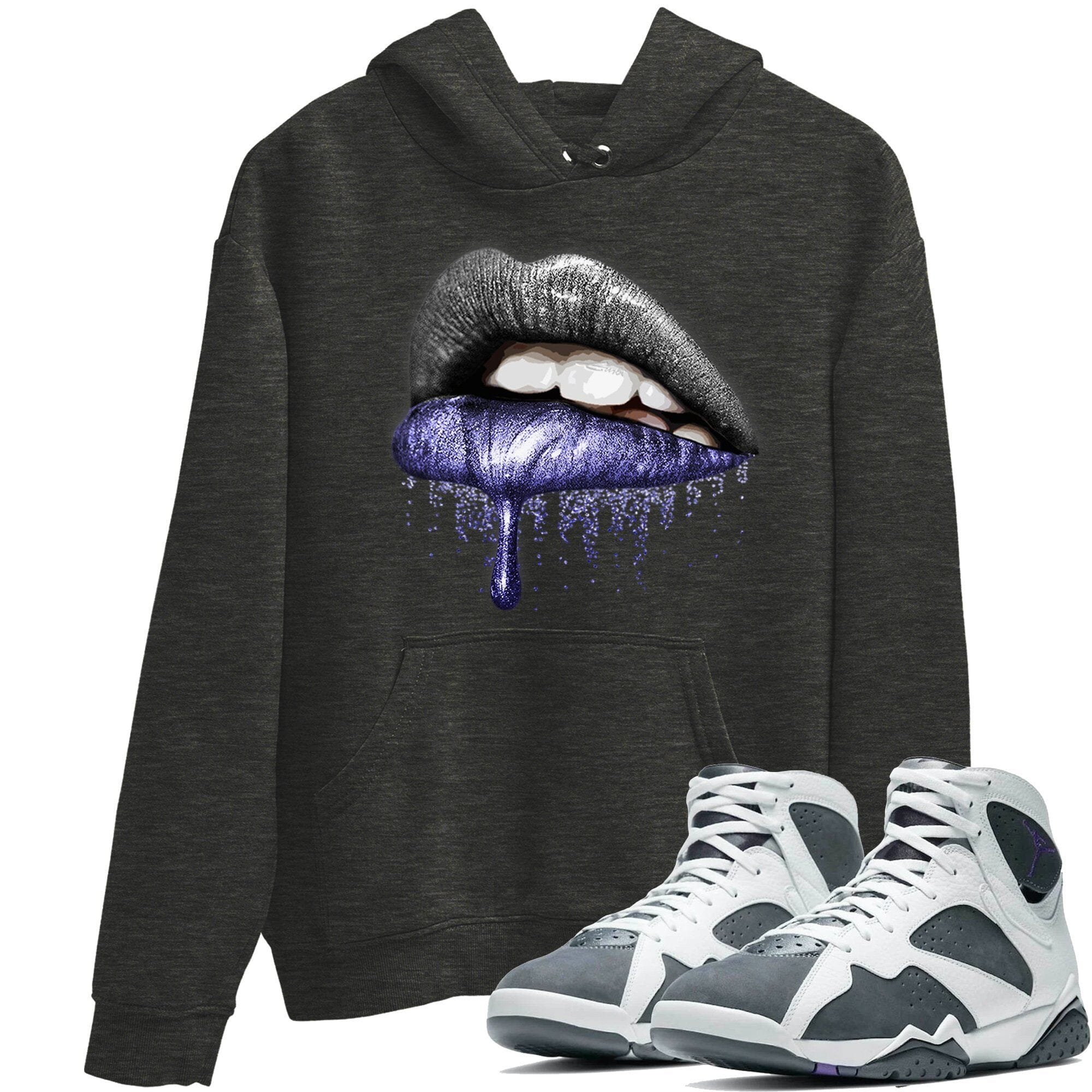 Dripping Lips Unisex Tops - Air Jordan 7 Flint