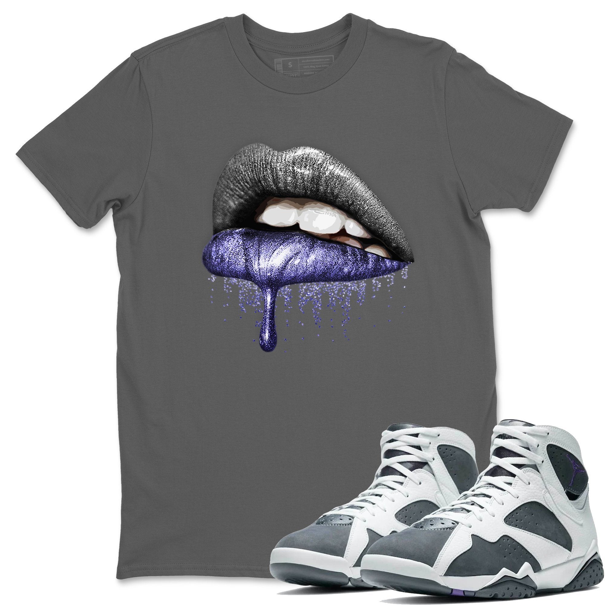 Dripping Lips Unisex Tops - Air Jordan 7 Flint