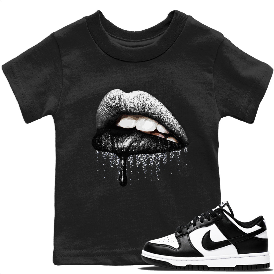 Dripping Lips Kids Tops - Dunk Panda